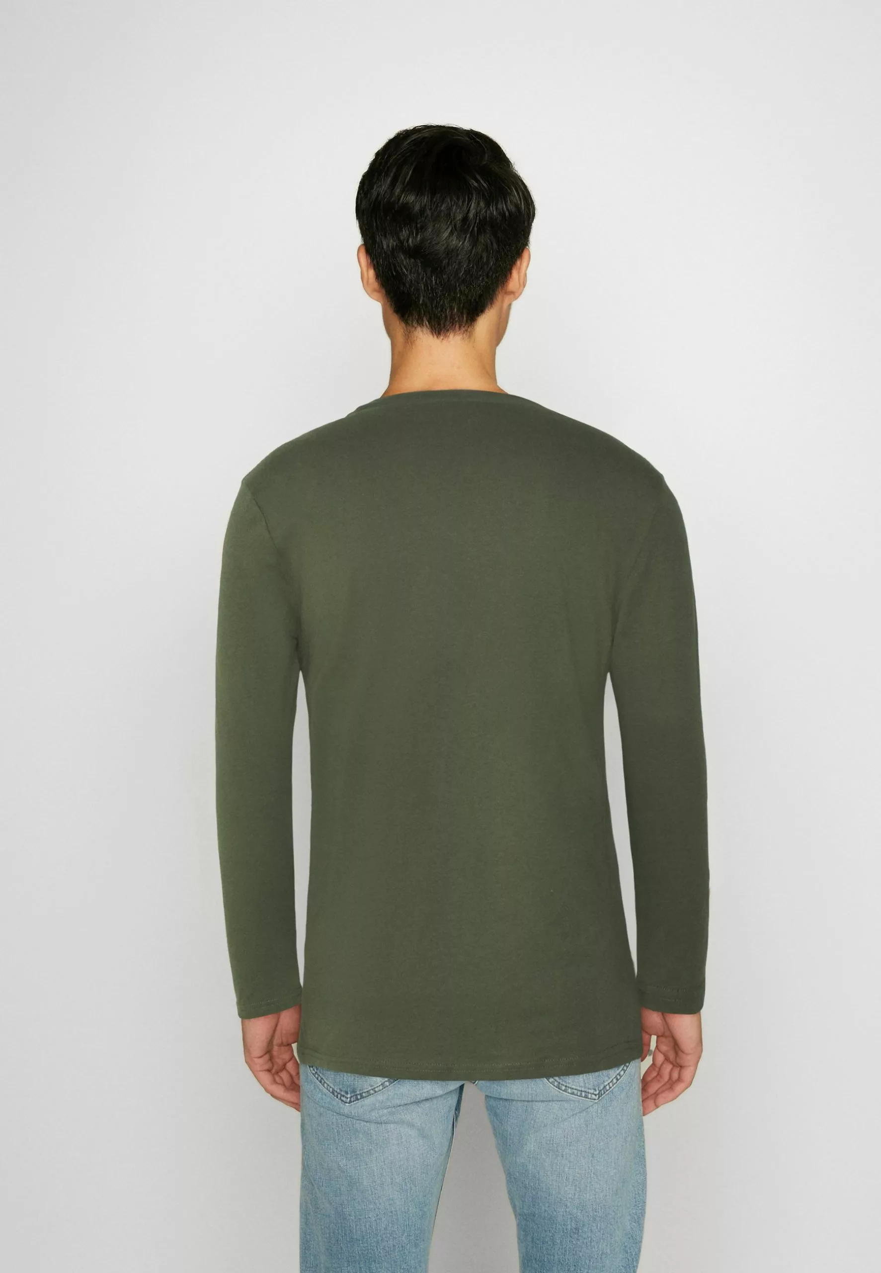 Pier One 2 Pack - Long Sleeved Top - Off-White/Dark Green 3 Pier One 2 Pack - Long Sleeved Top - Off-White/Dark Green - Image 3