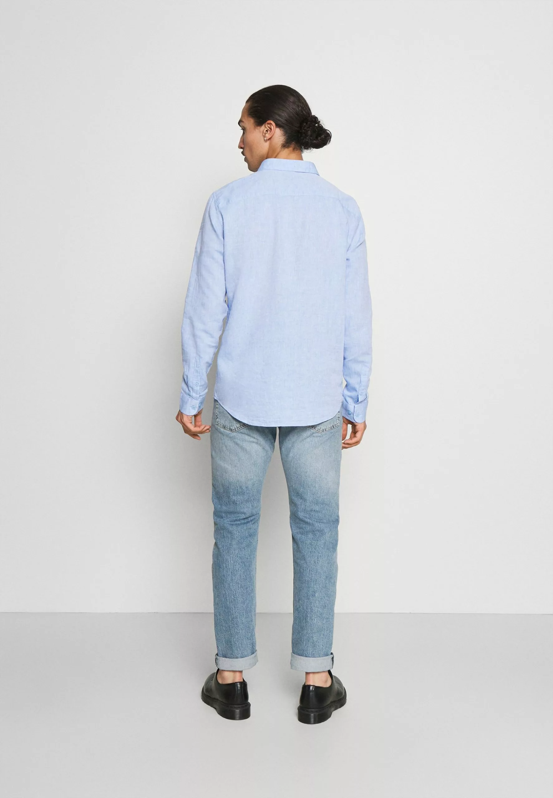 Pier One Shirt - Mottled Blue 3 Pier One Shirt - Mottled Blue - Image 3