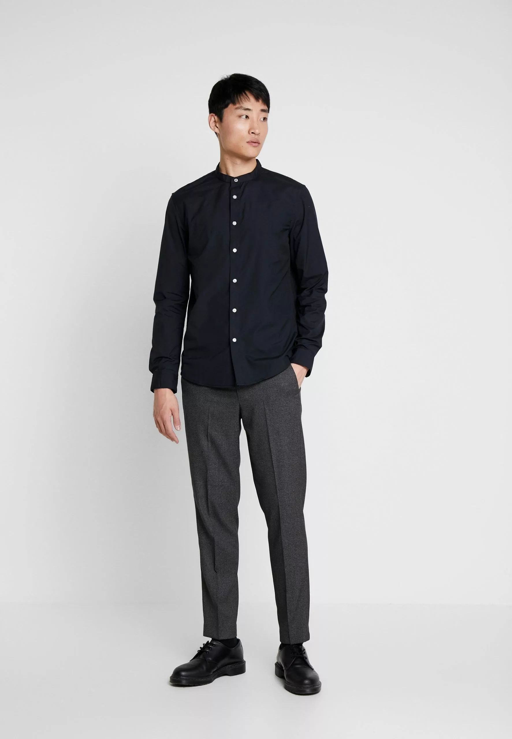 Pier One 2 Pack - Shirt - Oliv/Black 1 Pier One 2 Pack - Shirt - Oliv/Black