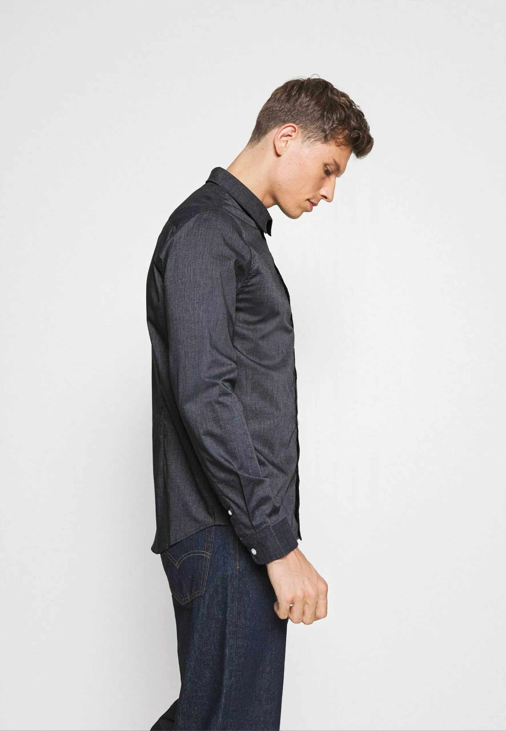 Pier One Shirt -Blue Grey 5 Pier One Shirt -Blue Grey - Image 5