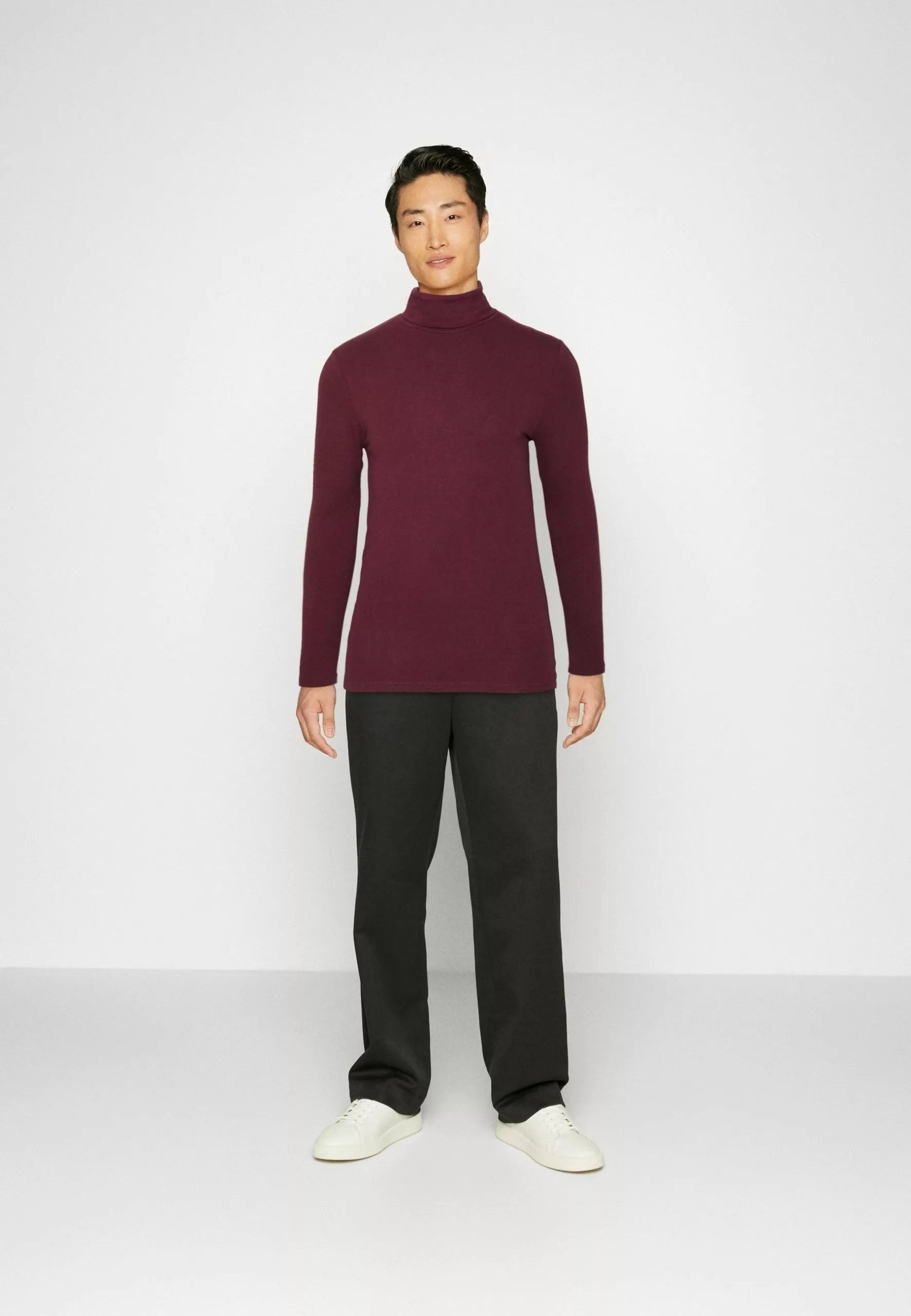 Pier One 2 Pack - Long Sleeved Top - Beige/Bordeaux 1 Pier One 2 Pack - Long Sleeved Top - Beige/Bordeaux