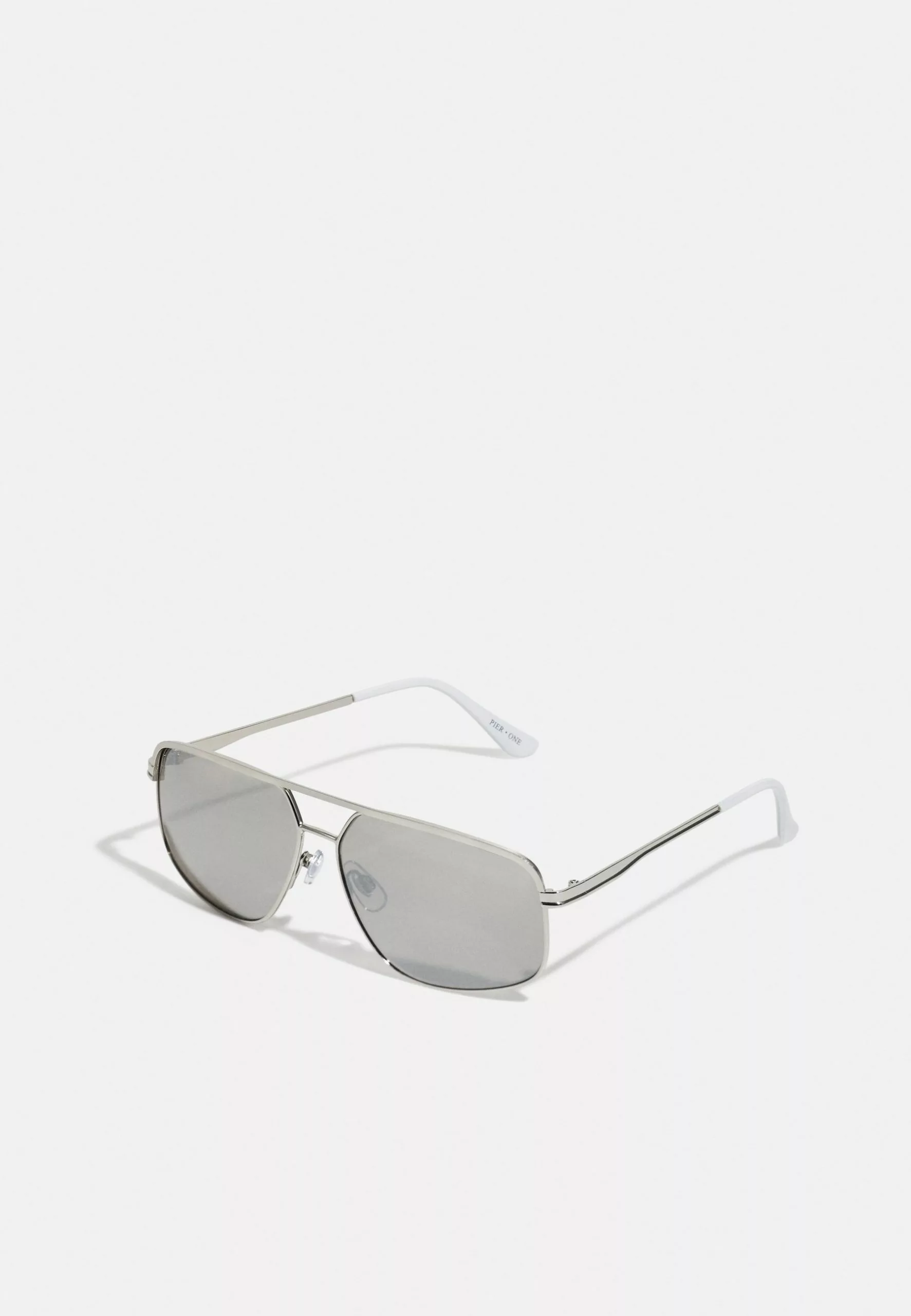 Pier One Unisex - Sunglasses - Silver-Coloured, Black 1 Pier One Unisex - Sunglasses - Silver-Coloured, Black