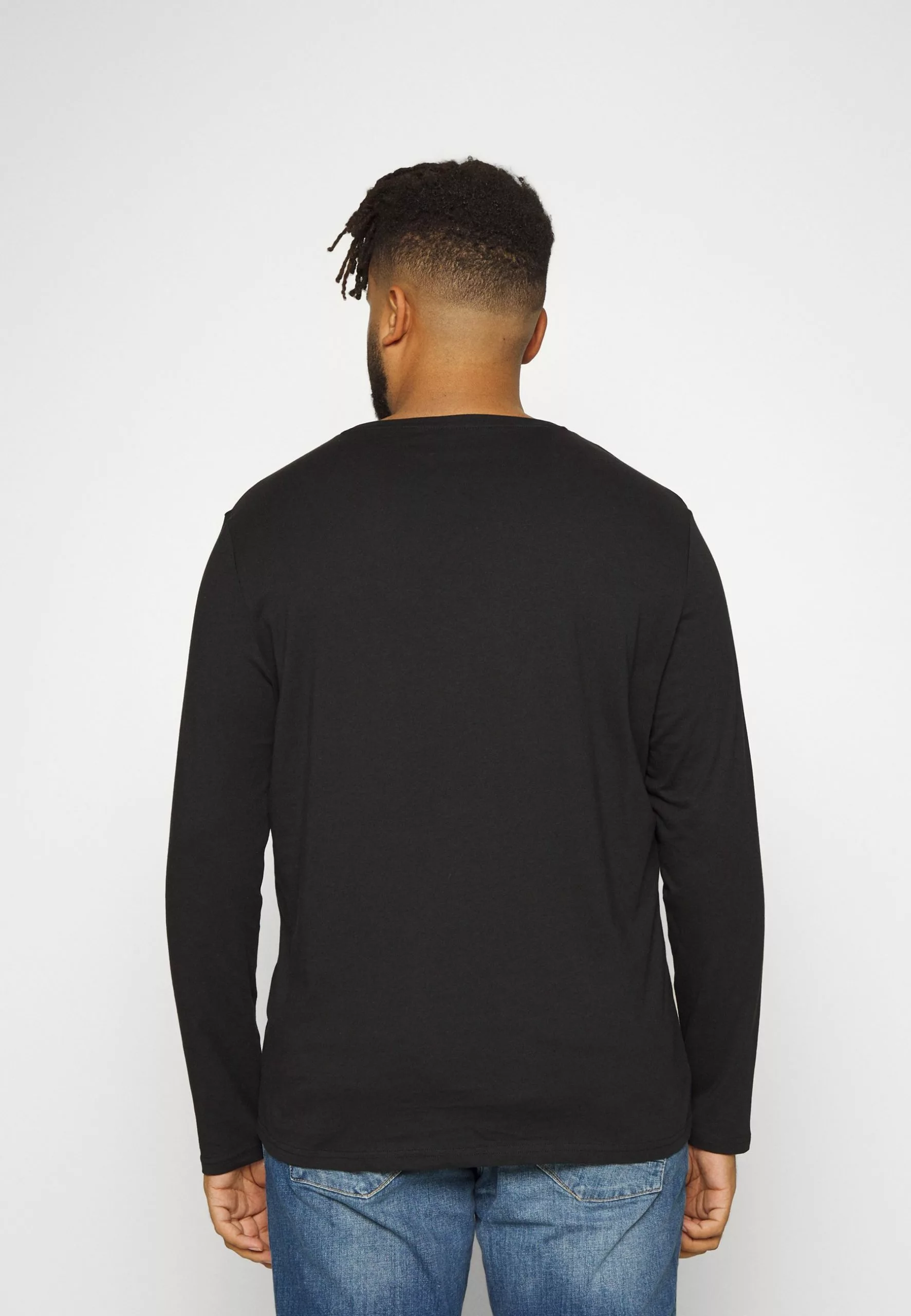 Pier One 2 Pack - Long Sleeved Top - Blue/Black 3 Pier One 2 Pack - Long Sleeved Top - Blue/Black - Image 3