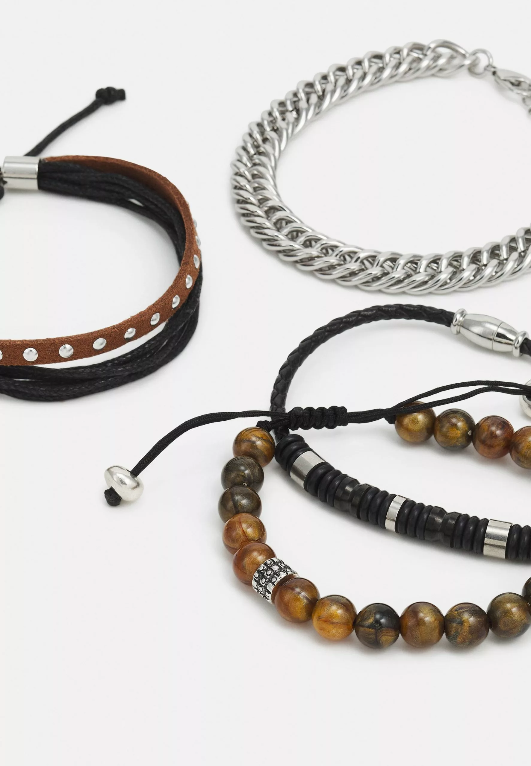 Pier One 4 Pack - Bracelet - Silver-Coloured 3 Pier One 4 Pack - Bracelet - Silver-Coloured - Image 3