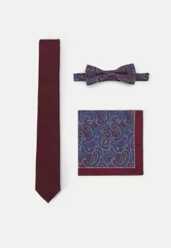 Pier One Set - Tie - Bordeaux