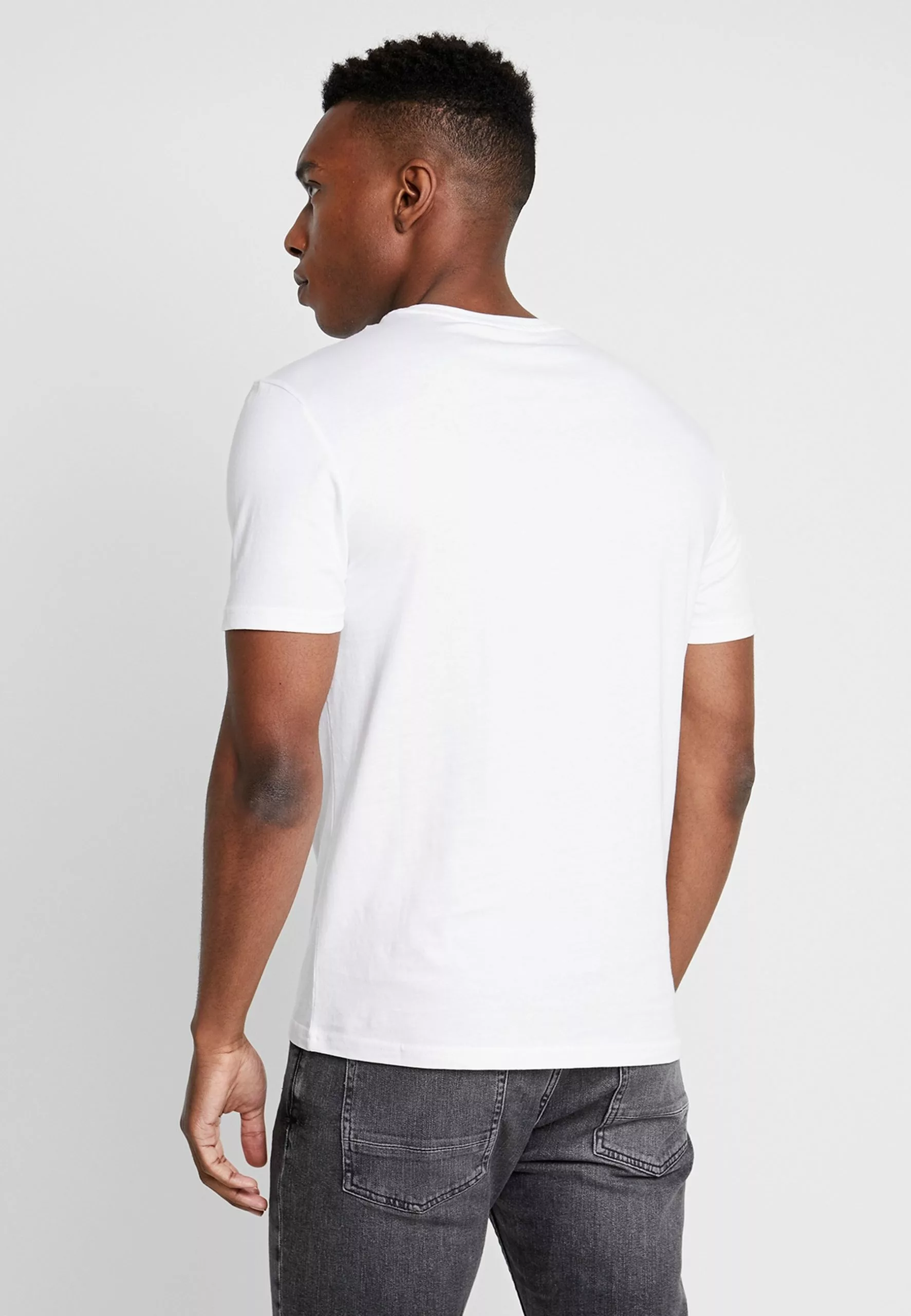 Pier One 5 Pack - Basic T-Shirt - Mottled Bordeaux/White 3 Pier One 5 Pack - Basic T-Shirt - Mottled Bordeaux/White - Image 3