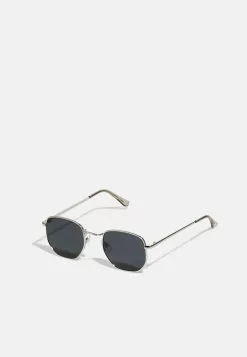Pier One Unisex - Sunglasses - Black/Silver-Coloured