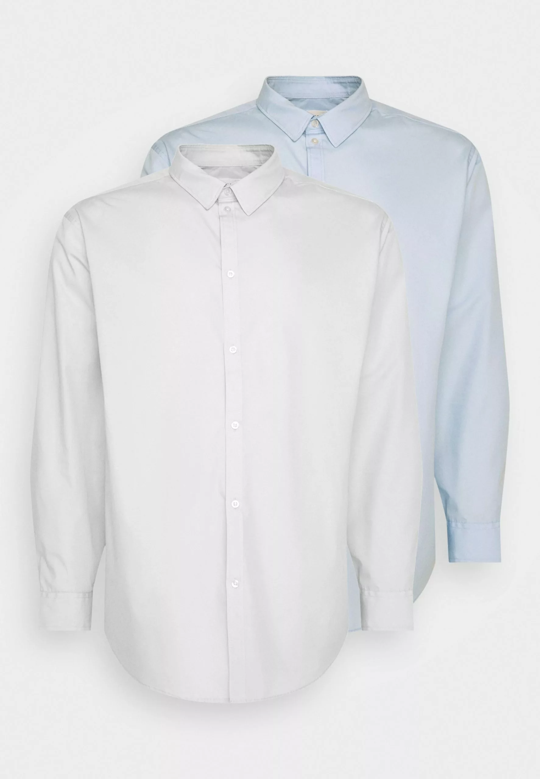 Pier One 2 Pack- Formal Shirt - White/Light Blue 5 Pier One 2 Pack- Formal Shirt - White/Light Blue - Image 5