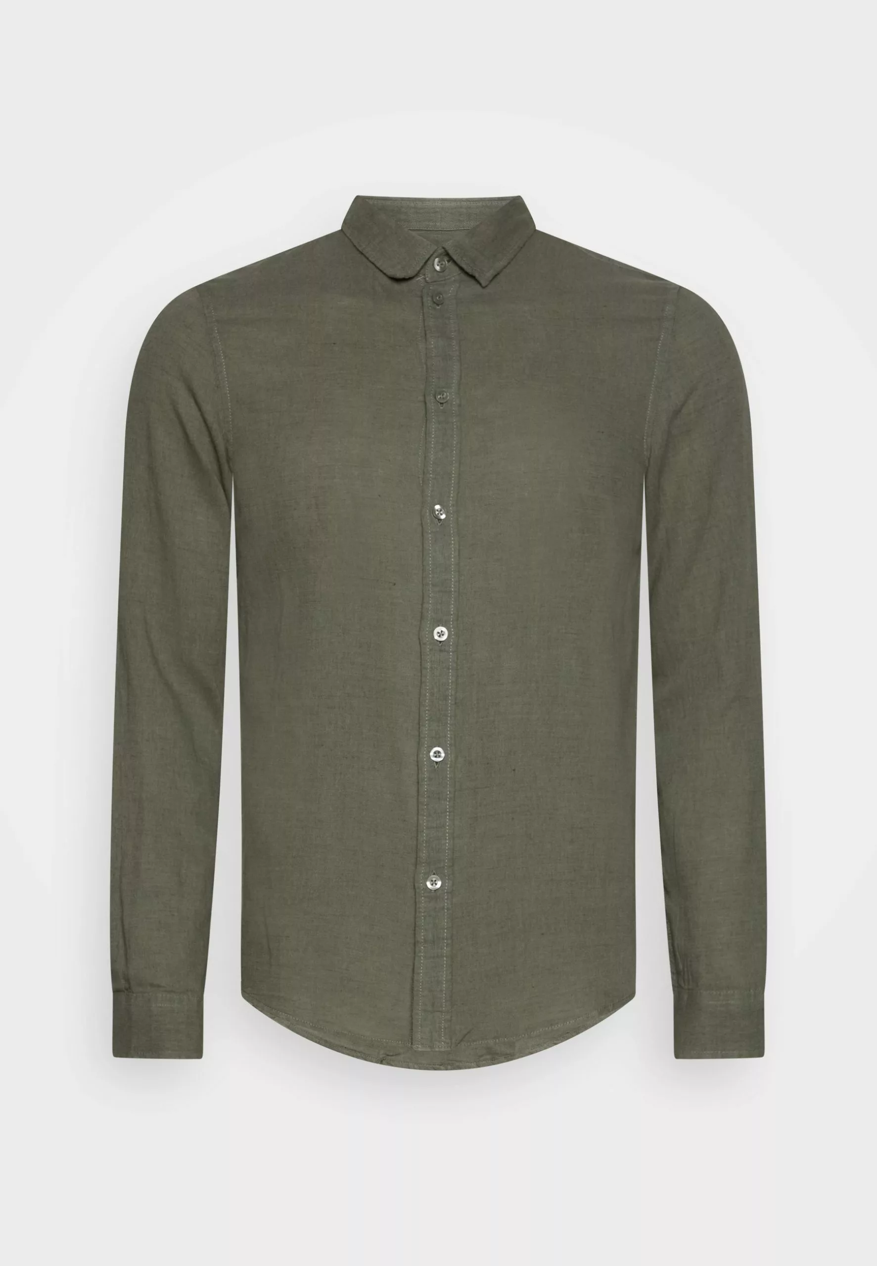 Pier One Linen Mix 2 Pack - Shirt - Black/Olive 4 Pier One Linen Mix 2 Pack - Shirt - Black/Olive - Image 4