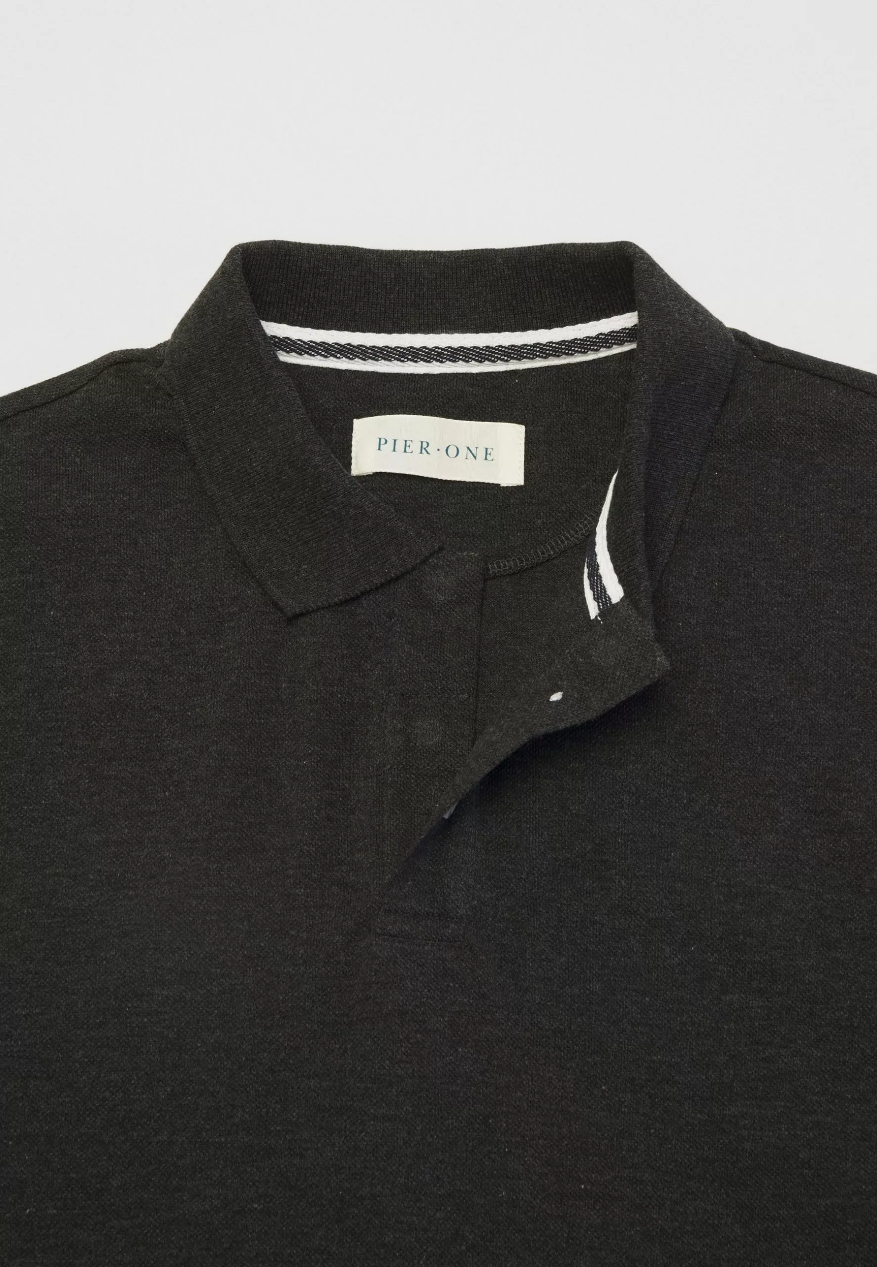 Pier One Polo Shirt - Dark Grey 9 Pier One Polo Shirt - Dark Grey - Image 9