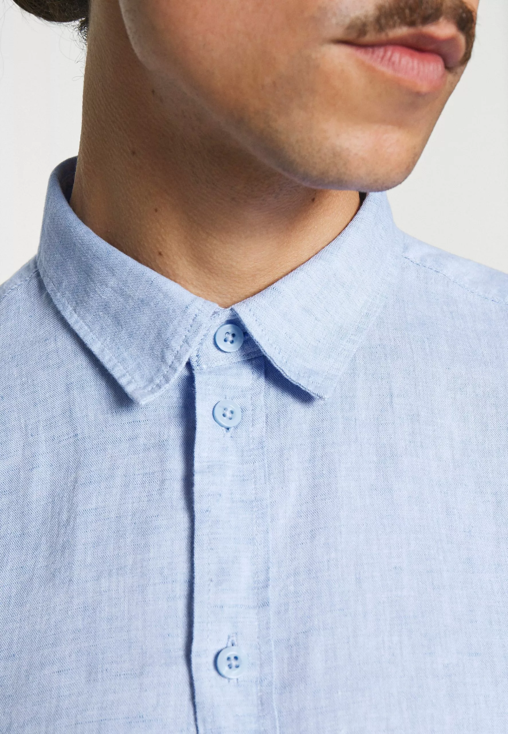 Pier One Shirt - Mottled Blue 5 Pier One Shirt - Mottled Blue - Image 5