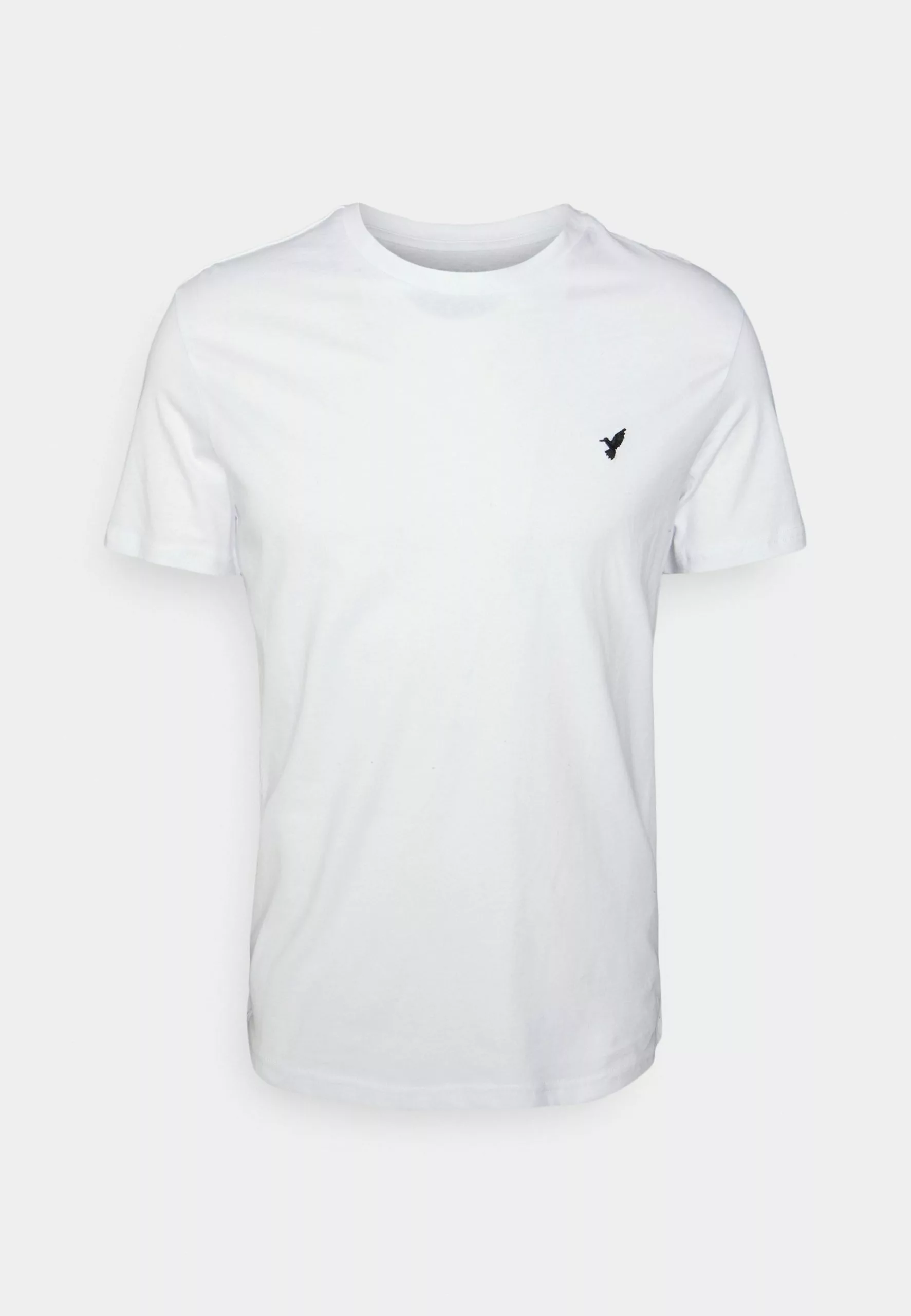 Pier One Birdie - Basic T-Shirt - White/Off-White/Green 3 Pier One Birdie - Basic T-Shirt - White/Off-White/Green - Image 3