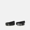 Pier One 2Pack Unisex - Belt -Black