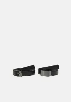 Pier One 2Pack Unisex - Belt -Black