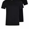Pier One 2 Pack - Basic T-Shirt - Black