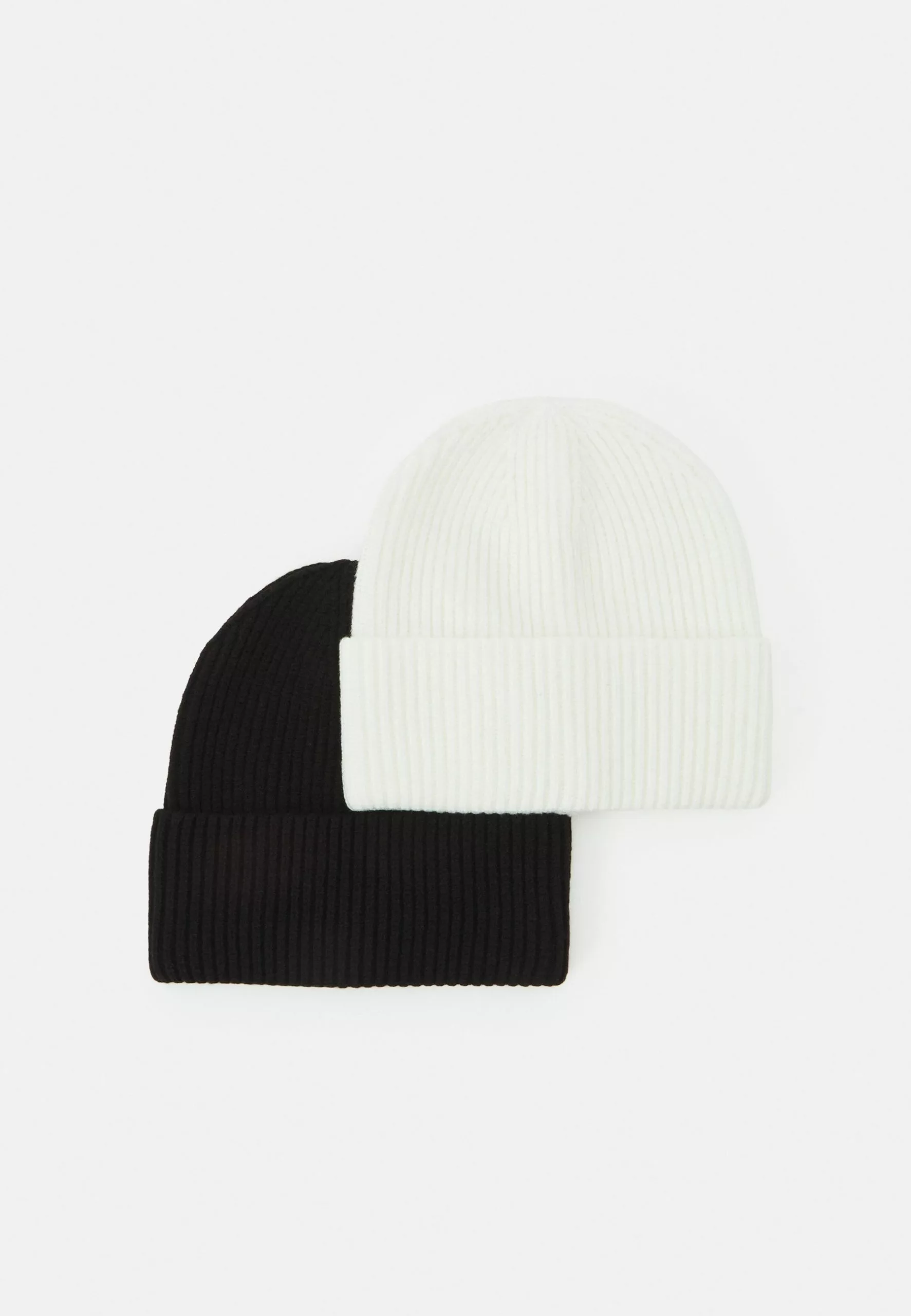 Pier One Unisex 2 Pack - Beanie - Black/White 1 Pier One Unisex 2 Pack - Beanie - Black/White