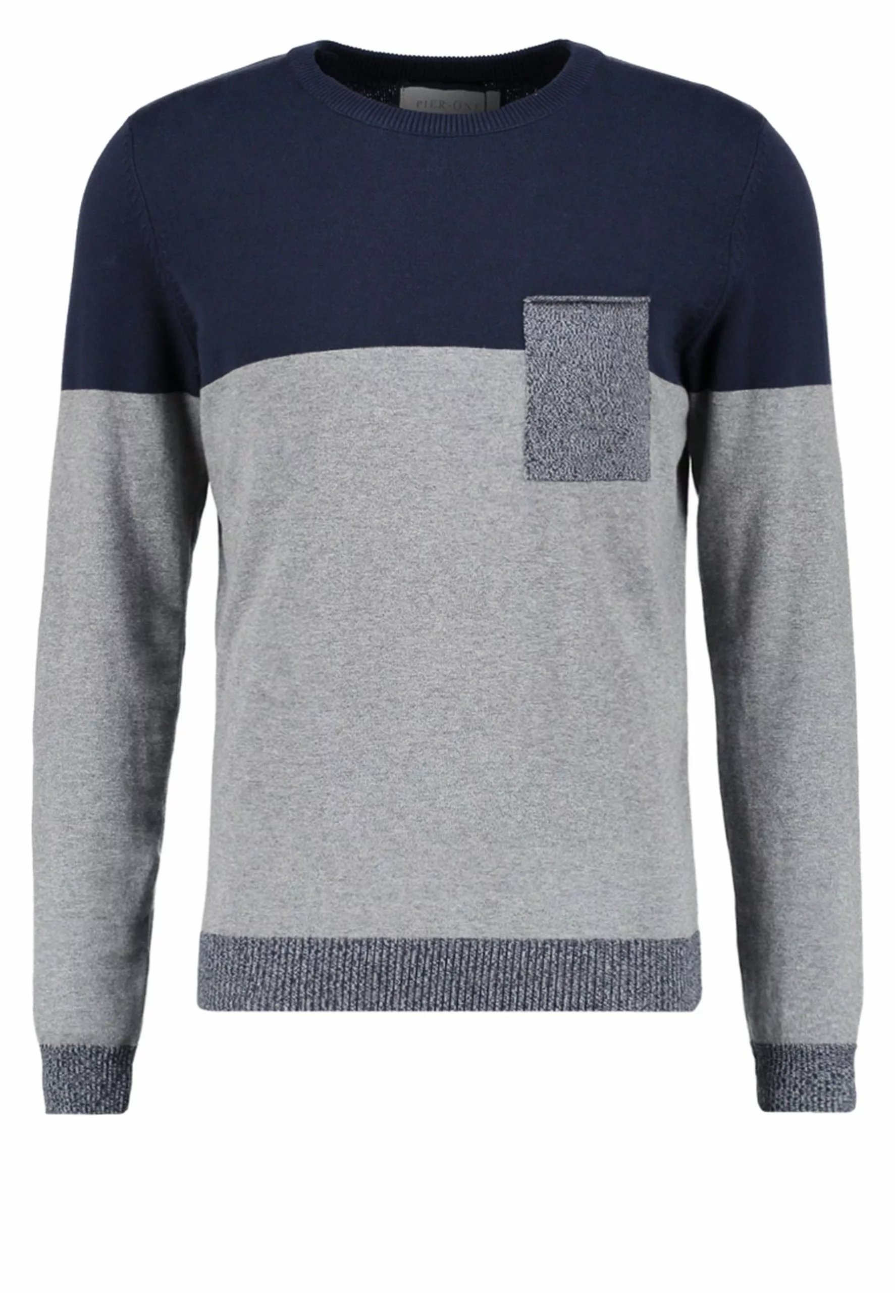 Pier One Jumper - Mottled Grey/Dark Blue 4 Pier One Jumper - Mottled Grey/Dark Blue - Image 4