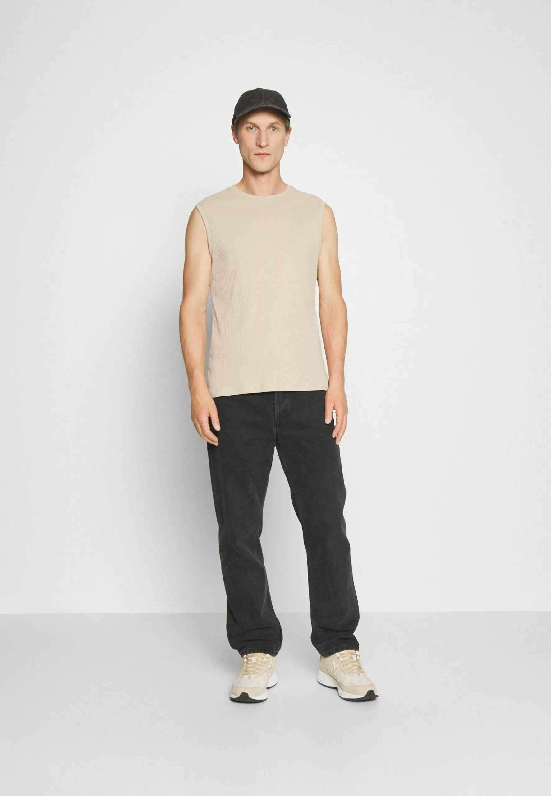 Pier One 2 Pack - Top -Black/Beige 1 Pier One 2 Pack - Top -Black/Beige