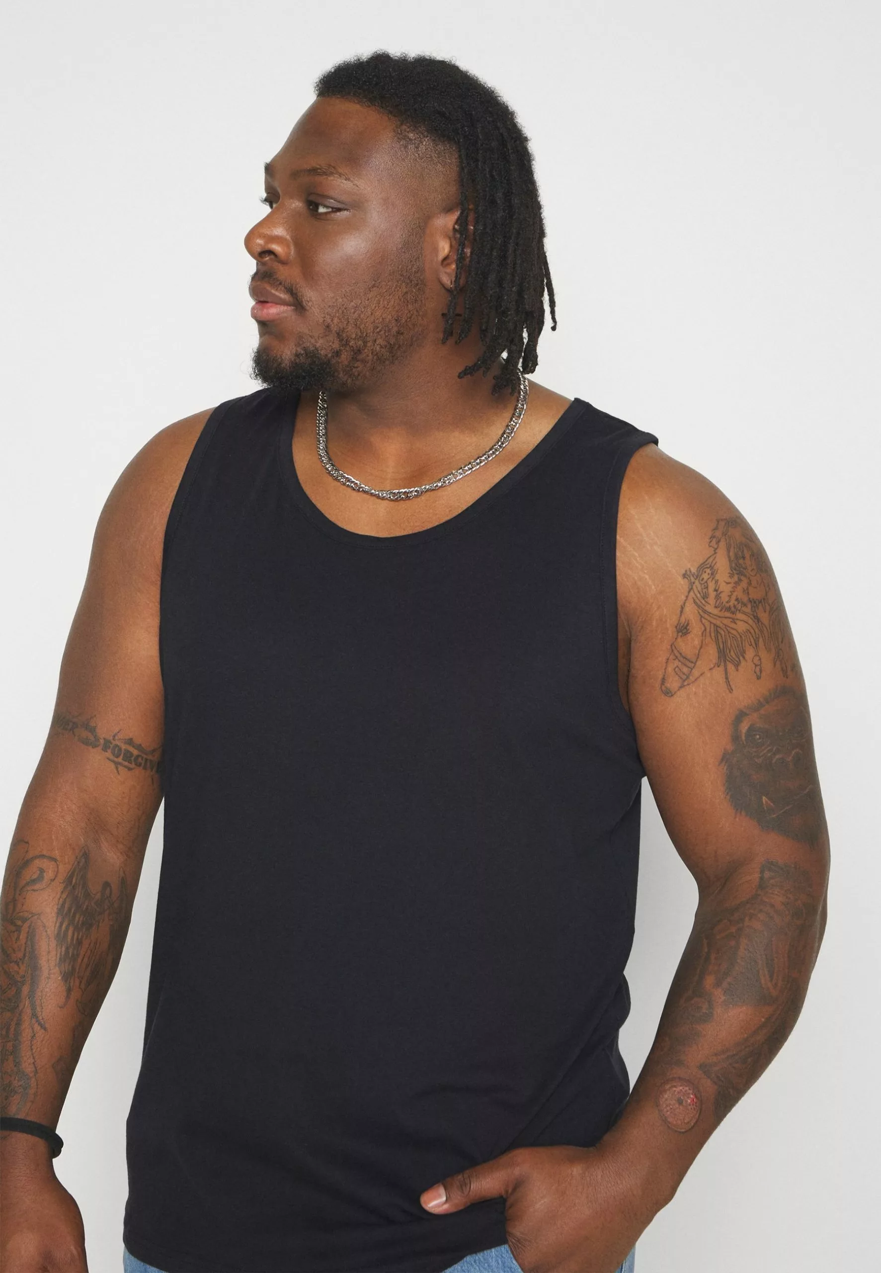 Pier One 3 Pack- Top - Black/Grey/Khaki 4 Pier One 3 Pack- Top - Black/Grey/Khaki - Image 4