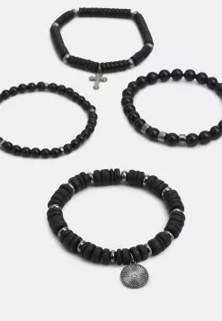 Pier One 4 Pack - Bracelet - Black 5 Pier One 4 Pack - Bracelet - Black -Pier One Shop 38feea797ced458bb465001274f887e9
