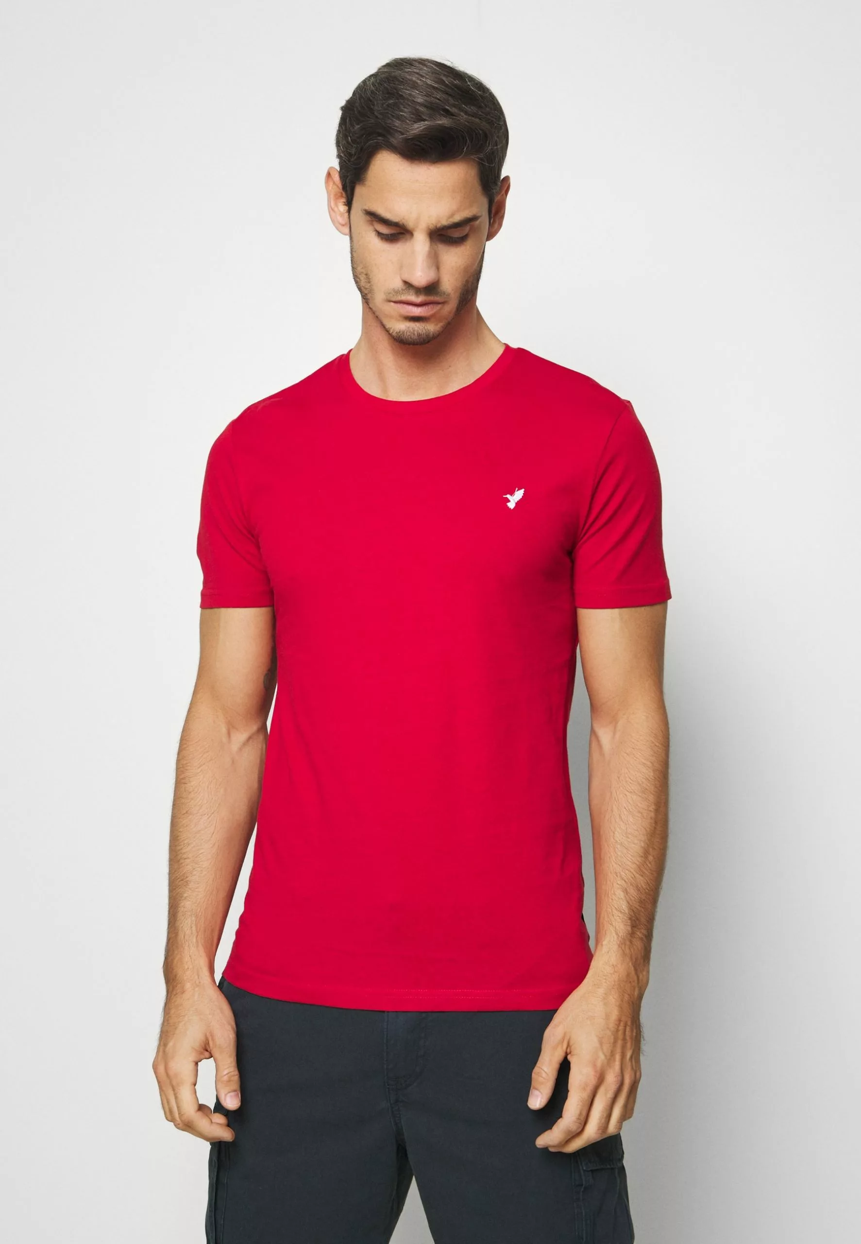 Pier One 3 Pack - Print T-Shirt - White/Dark Blue/Red 6 Pier One 3 Pack - Print T-Shirt - White/Dark Blue/Red - Image 6