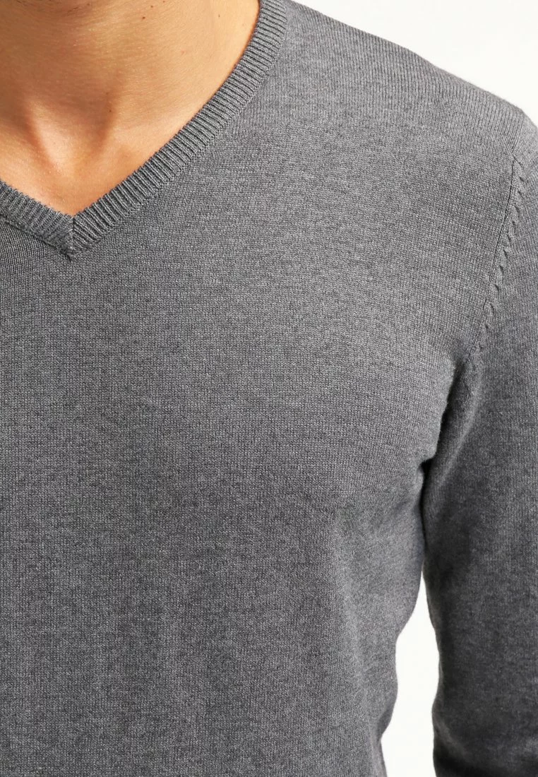 Pier One Jumper - Dark Grey Melange 4 Pier One Jumper - Dark Grey Melange - Image 4
