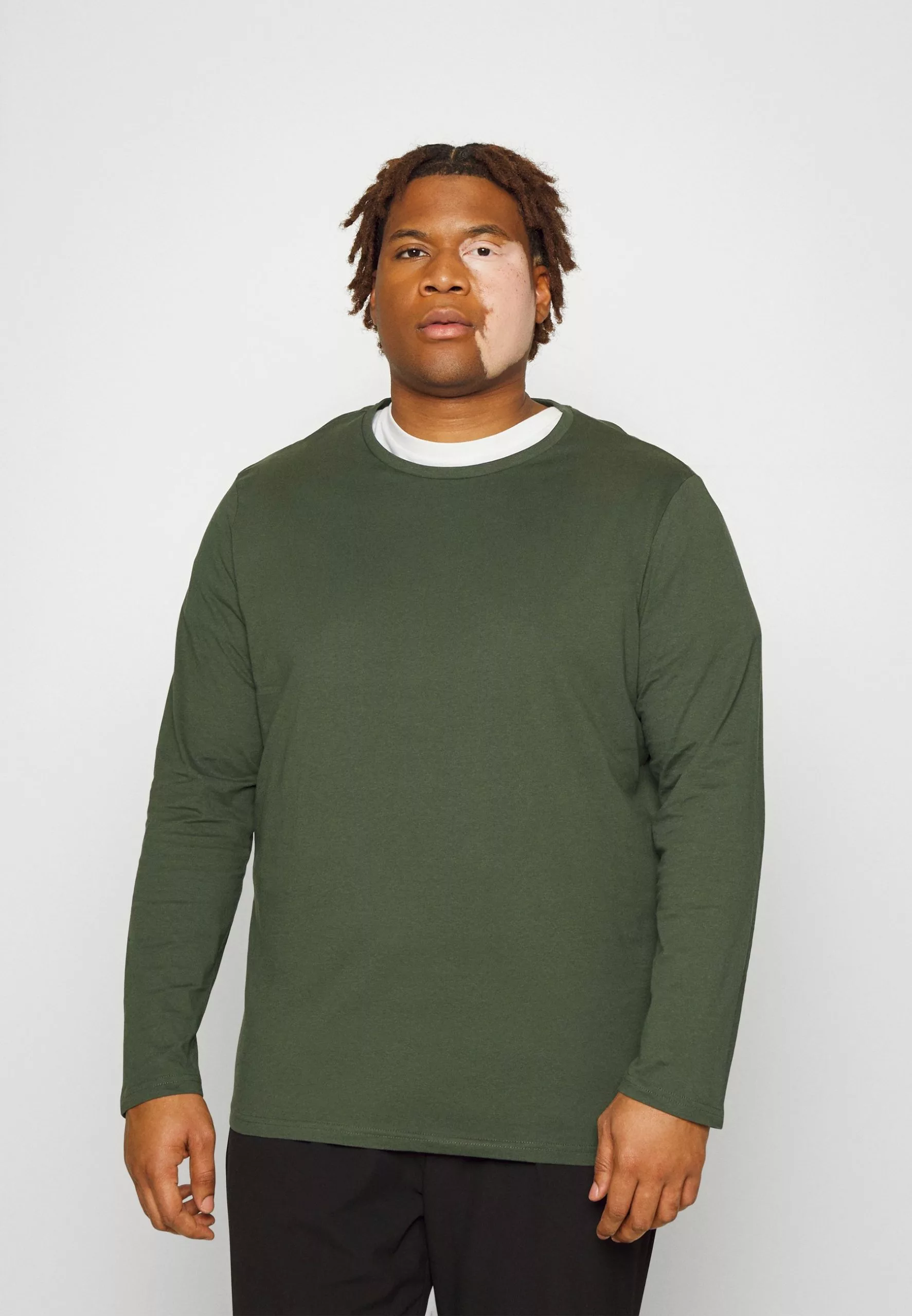 Pier One 2 Pack - Long Sleeved Top - Dark Green/Dark Blue 2 Pier One 2 Pack - Long Sleeved Top - Dark Green/Dark Blue - Image 2