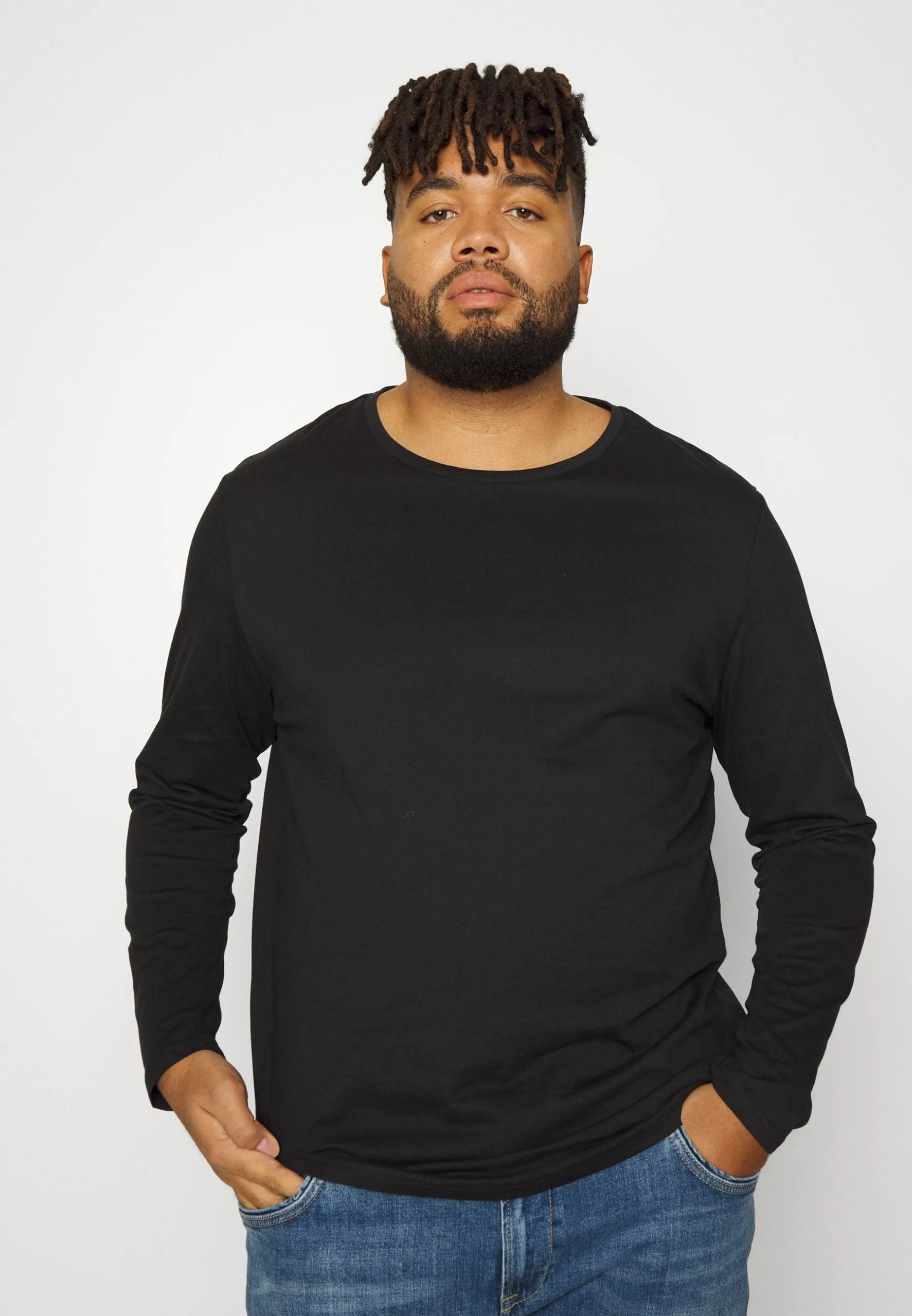 Pier One 2 Pack - Long Sleeved Top - Blue/Black 5 Pier One 2 Pack - Long Sleeved Top - Blue/Black - Image 5