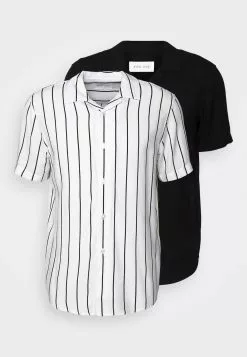 Pier One 2 Pack - Shirt - Black/White 20 Pier One 2 Pack - Shirt - Black/White -Pier One Shop 3fe10c51a5864c25954f7afee7966589