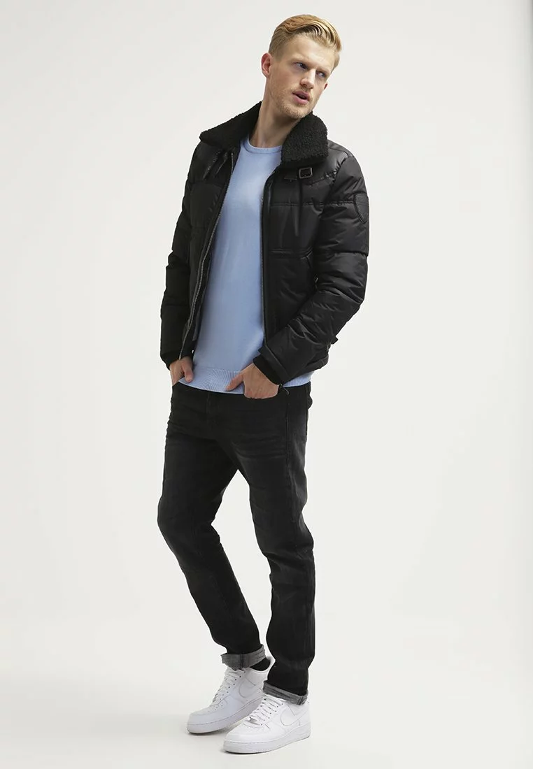 Pier One Basic Crewneck - Jumper - Light Blue 2 Pier One Basic Crewneck - Jumper - Light Blue - Image 2