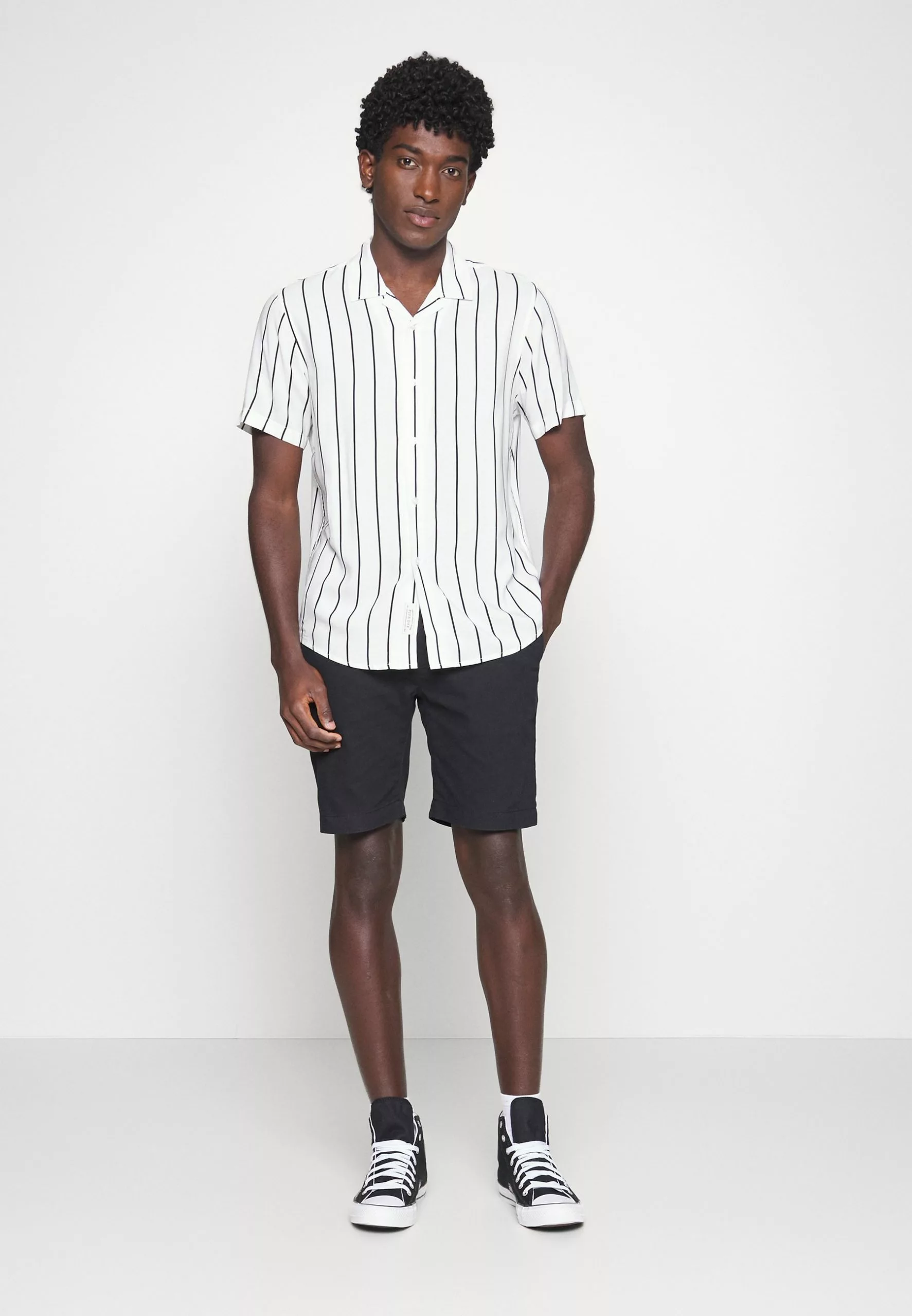 Pier One 2 Pack - Shirt - Black/White 2 Pier One 2 Pack - Shirt - Black/White - Image 2