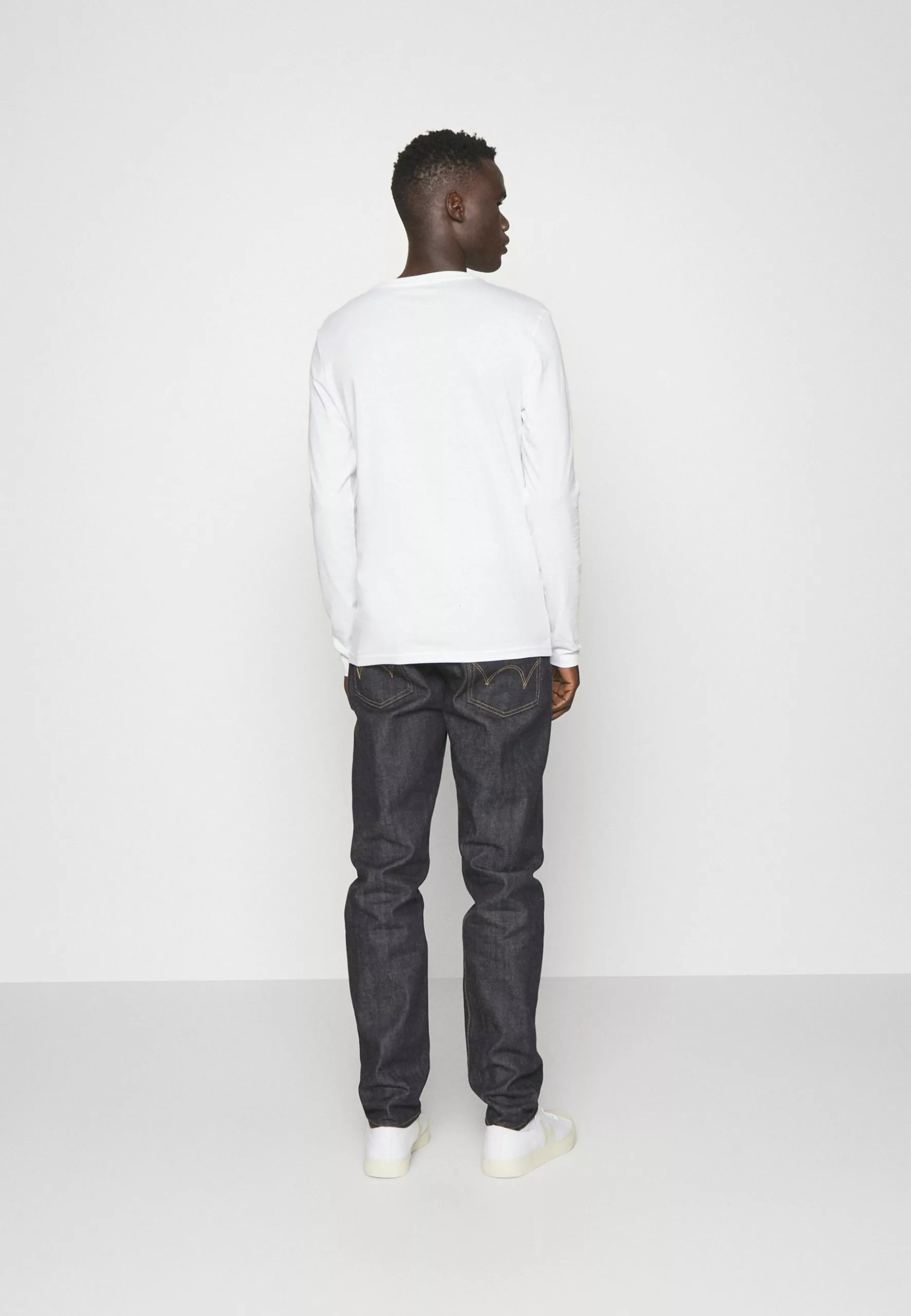 Pier One 3 Pack Unisex- Long Sleeved Top - White/Dark Blue/Bordeaux 3 Pier One 3 Pack Unisex- Long Sleeved Top - White/Dark Blue/Bordeaux - Image 3