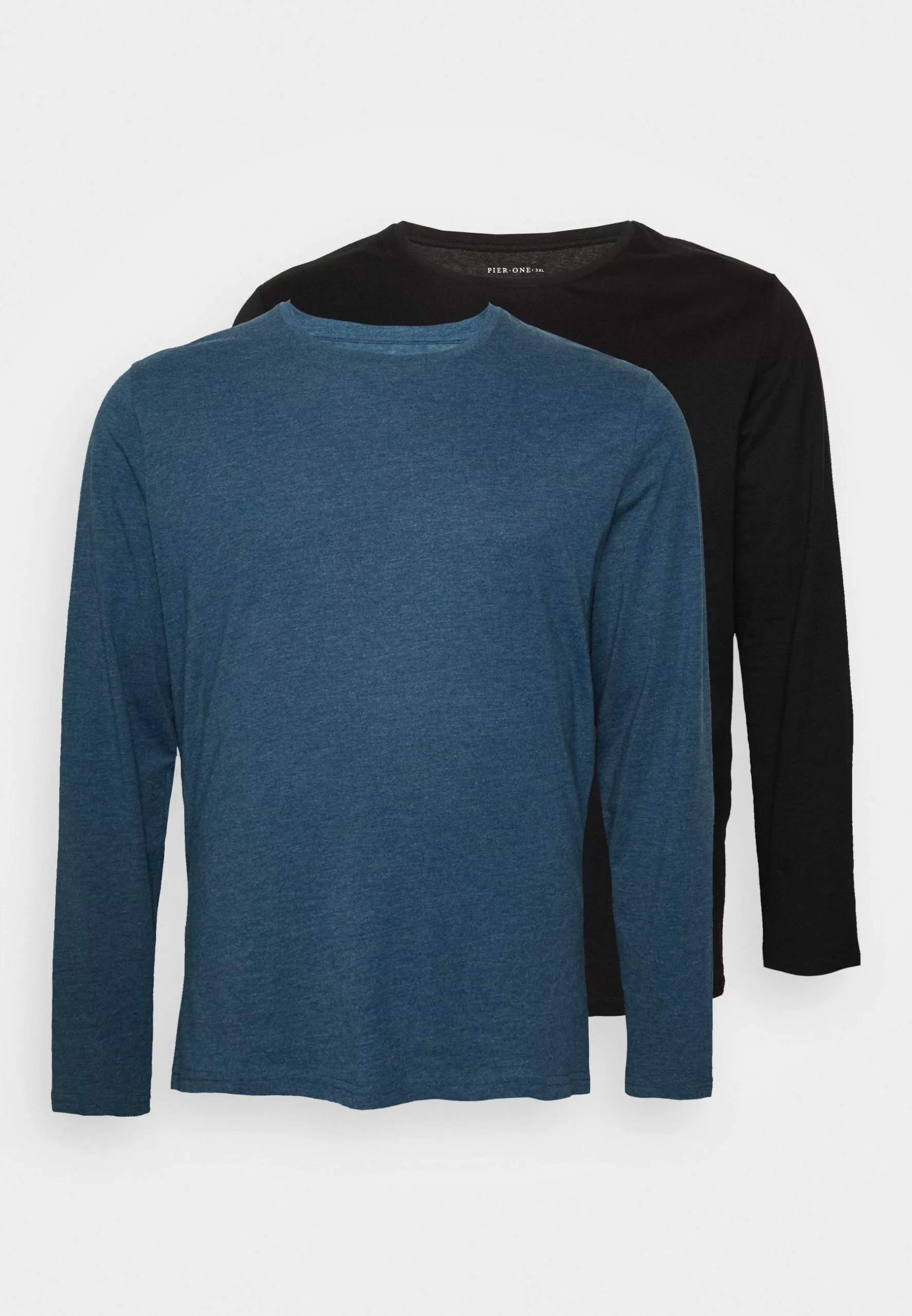 Pier One 2 Pack - Long Sleeved Top - Blue/Black 6 Pier One 2 Pack - Long Sleeved Top - Blue/Black - Image 6