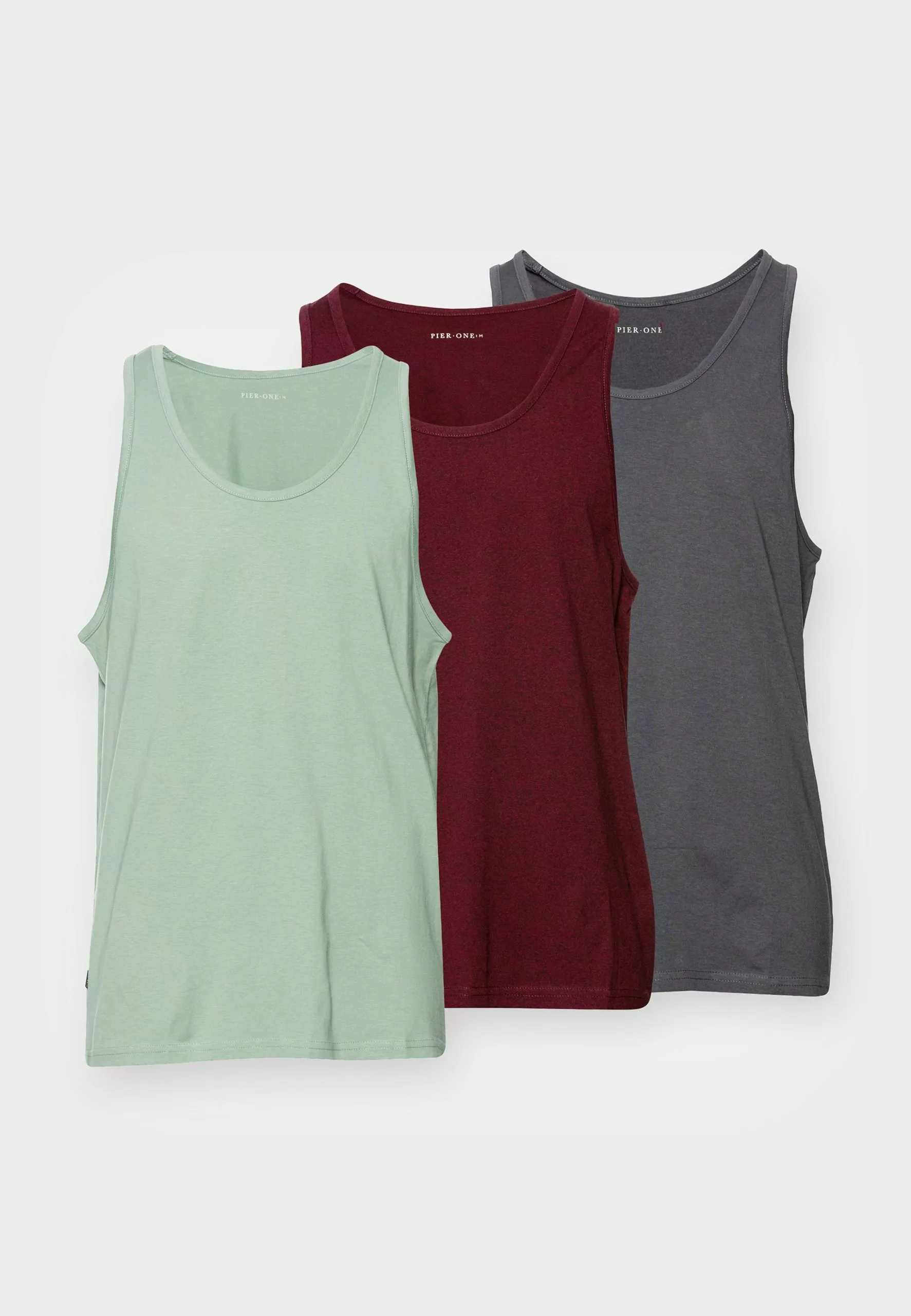 Pier One 3 Pack - Top - Dark Grey / Green / Bordeaux 6 Pier One 3 Pack - Top - Dark Grey / Green / Bordeaux - Image 6