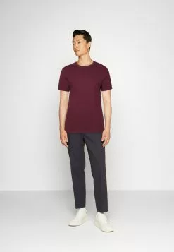 Pier One 5 Pack - Basic T-Shirt - Dark Blue/Pink/Off-White