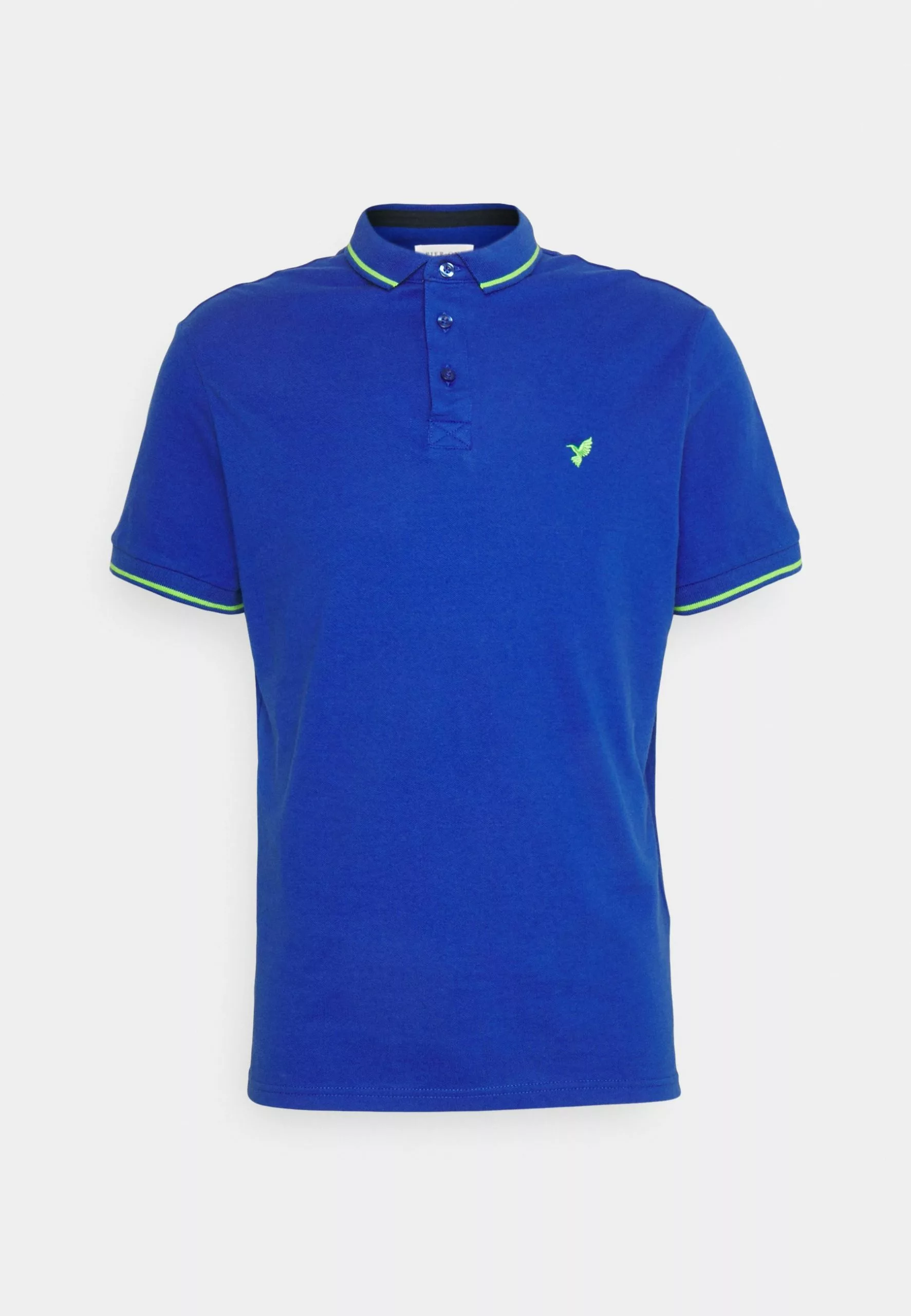 Pier One Neon Tipping Birdy - Polo Shirt - Blue 4 Pier One Neon Tipping Birdy - Polo Shirt - Blue - Image 4