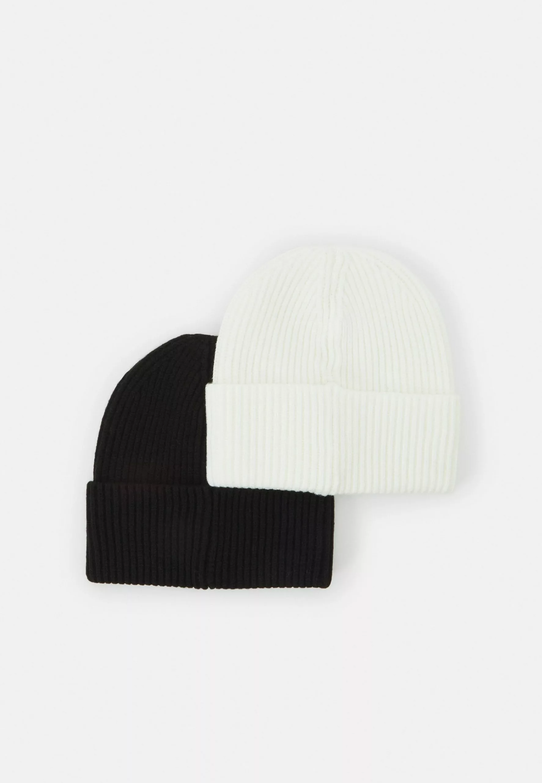Pier One Unisex 2 Pack - Beanie - Black/White 2 Pier One Unisex 2 Pack - Beanie - Black/White - Image 2