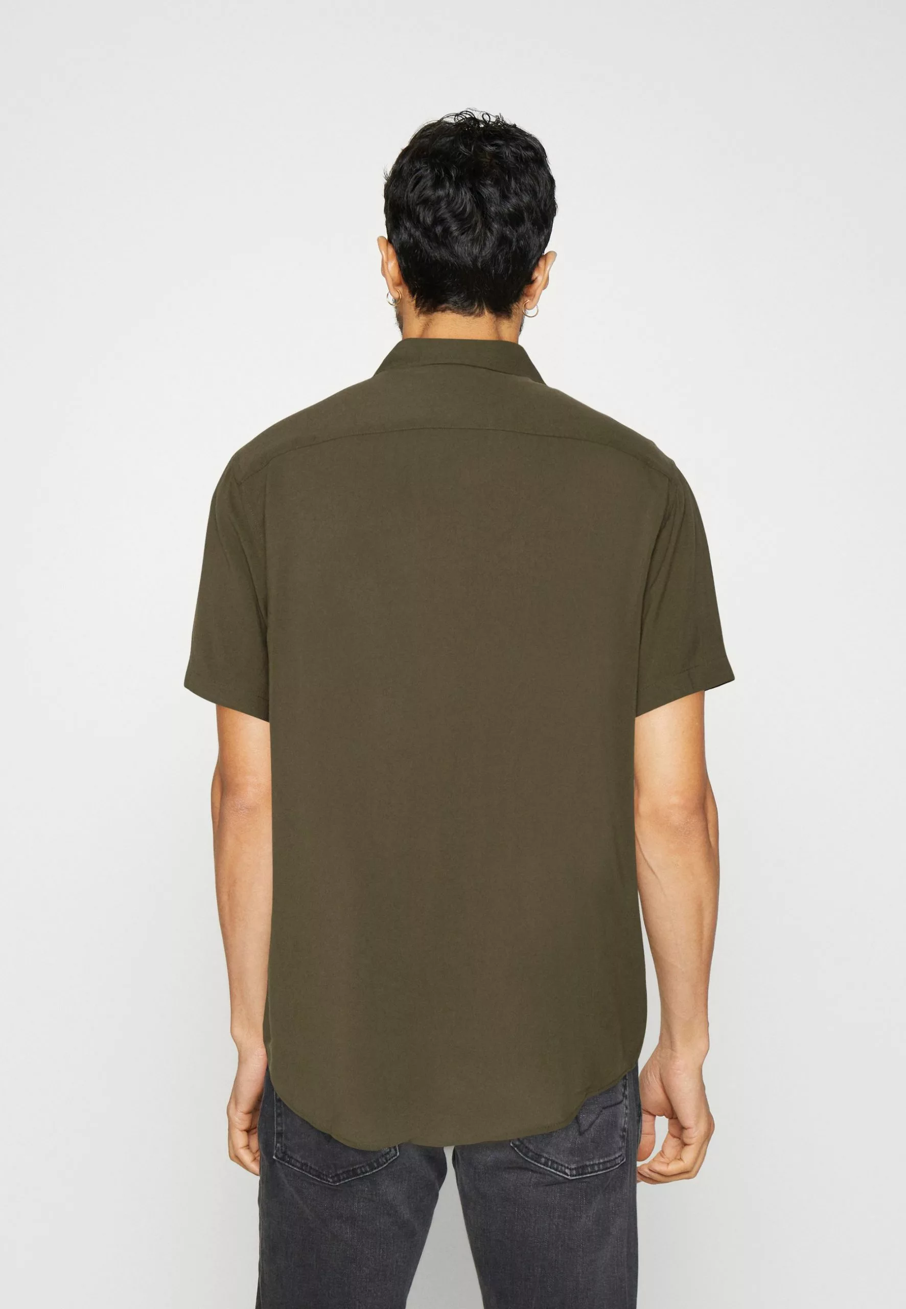 Pier One 2 Pack - Shirt - Olive/Black 3 Pier One 2 Pack - Shirt - Olive/Black - Image 3