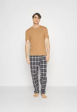 Pier One Unisex 5 Pack - Basic T-Shirt - Off-White/Tan/Orange