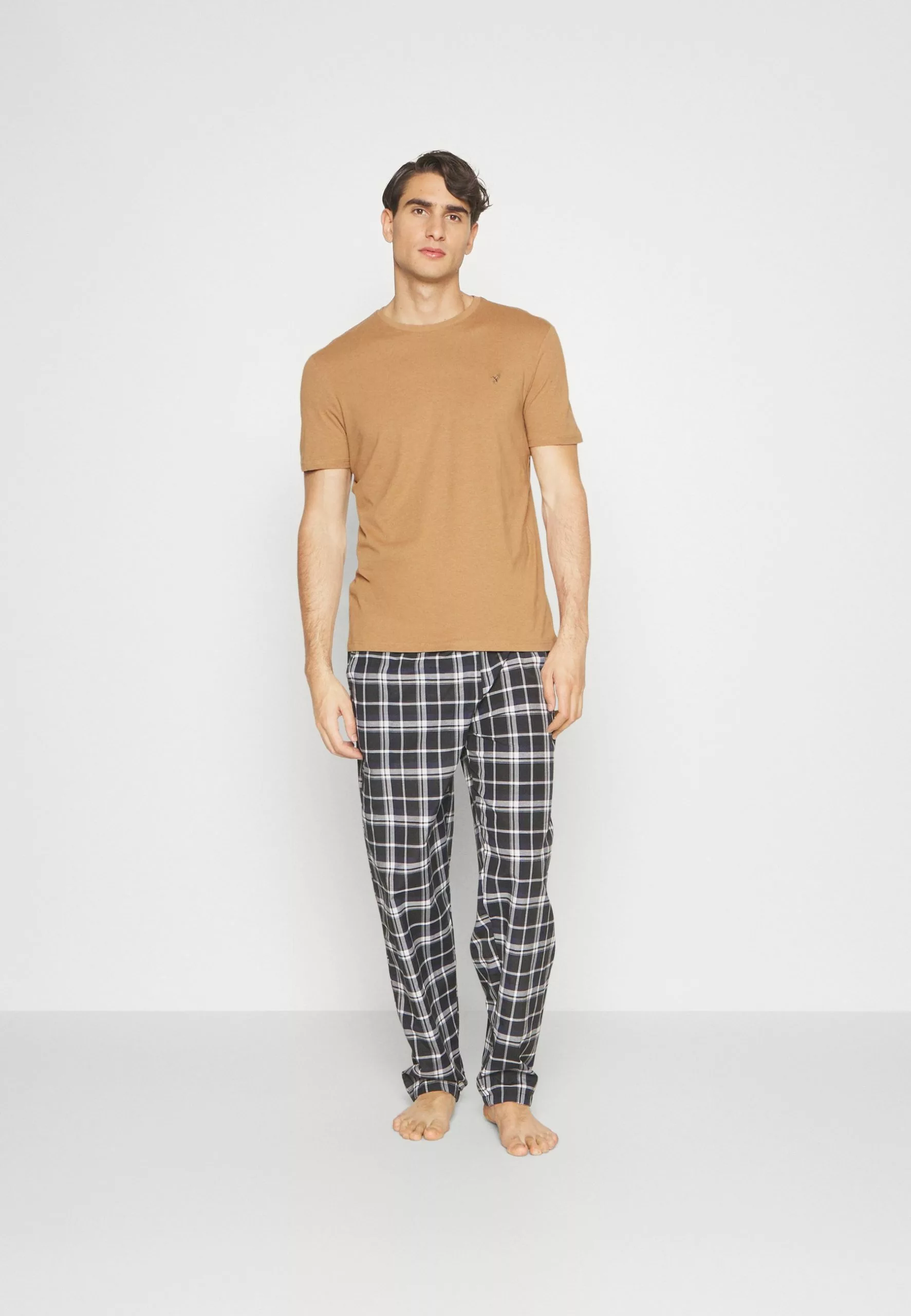 Pier One Unisex 5 Pack - Basic T-Shirt - Off-White/Tan/Orange 1 Pier One Unisex 5 Pack - Basic T-Shirt - Off-White/Tan/Orange