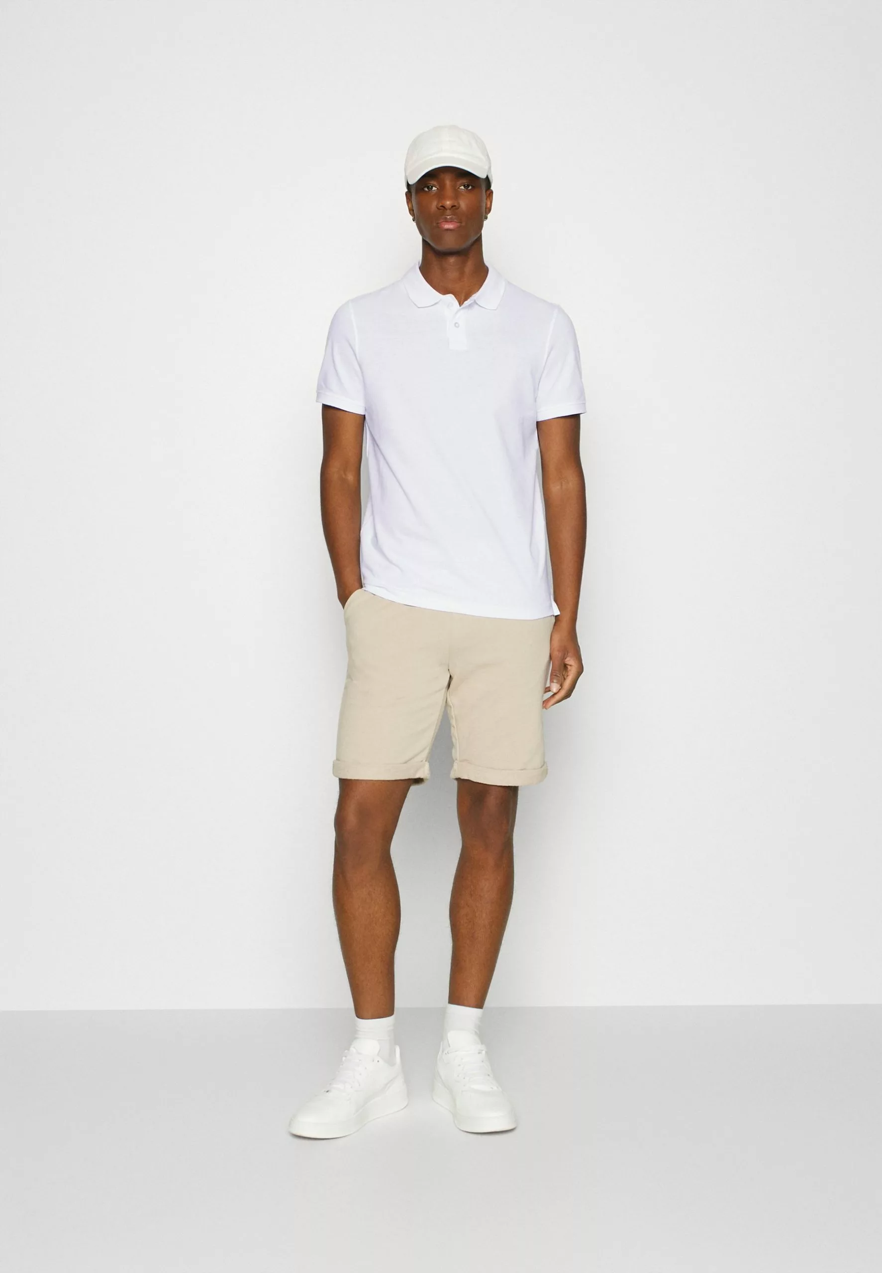 Pier One 3 Pack - Polo Shirt - Bordeaux/White/Dark Blue 1 Pier One 3 Pack - Polo Shirt - Bordeaux/White/Dark Blue