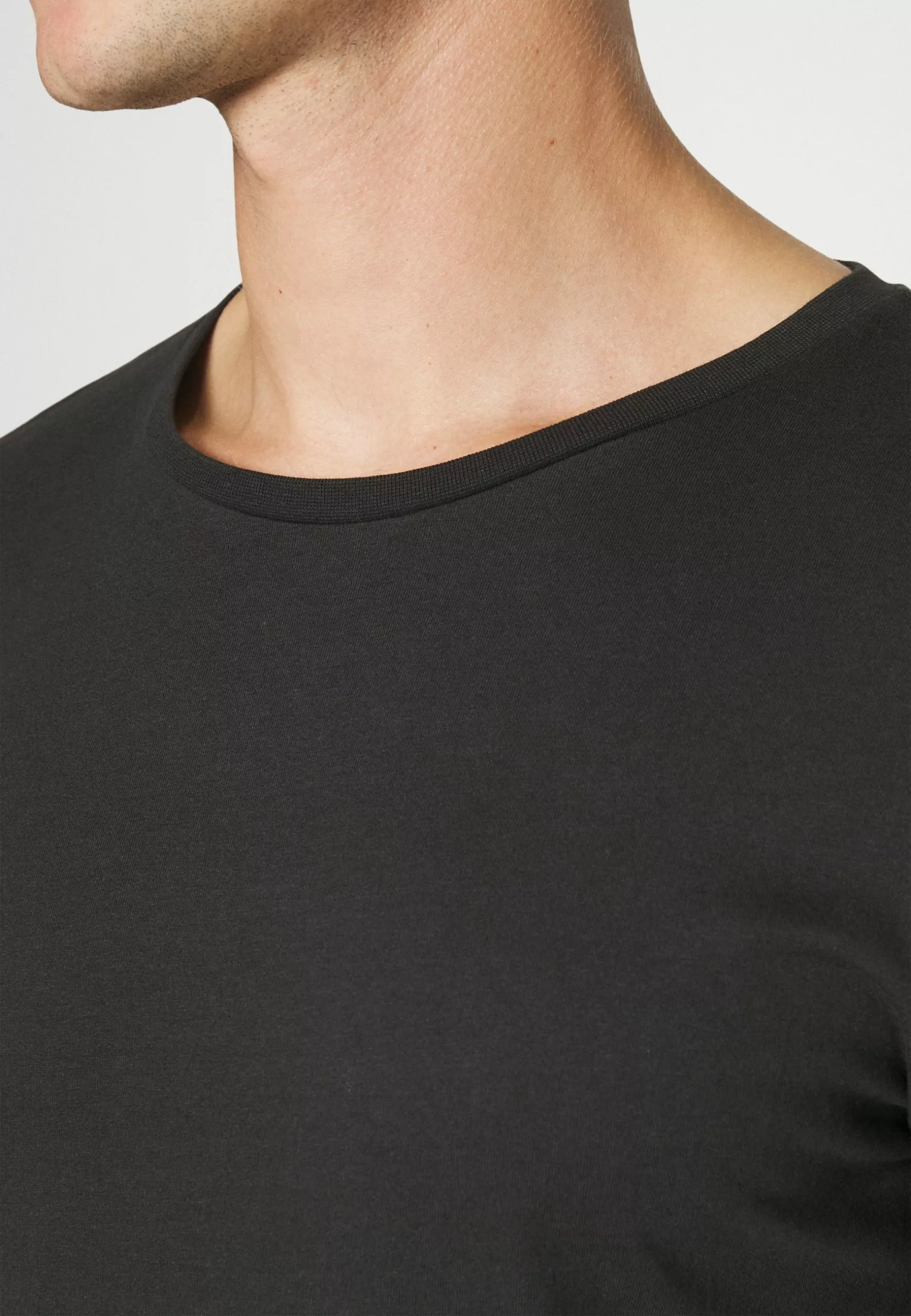 Pier One 2 Pack - Long Sleeved Top - Black/Mottled Dark Grey 8 Pier One 2 Pack - Long Sleeved Top - Black/Mottled Dark Grey - Image 8