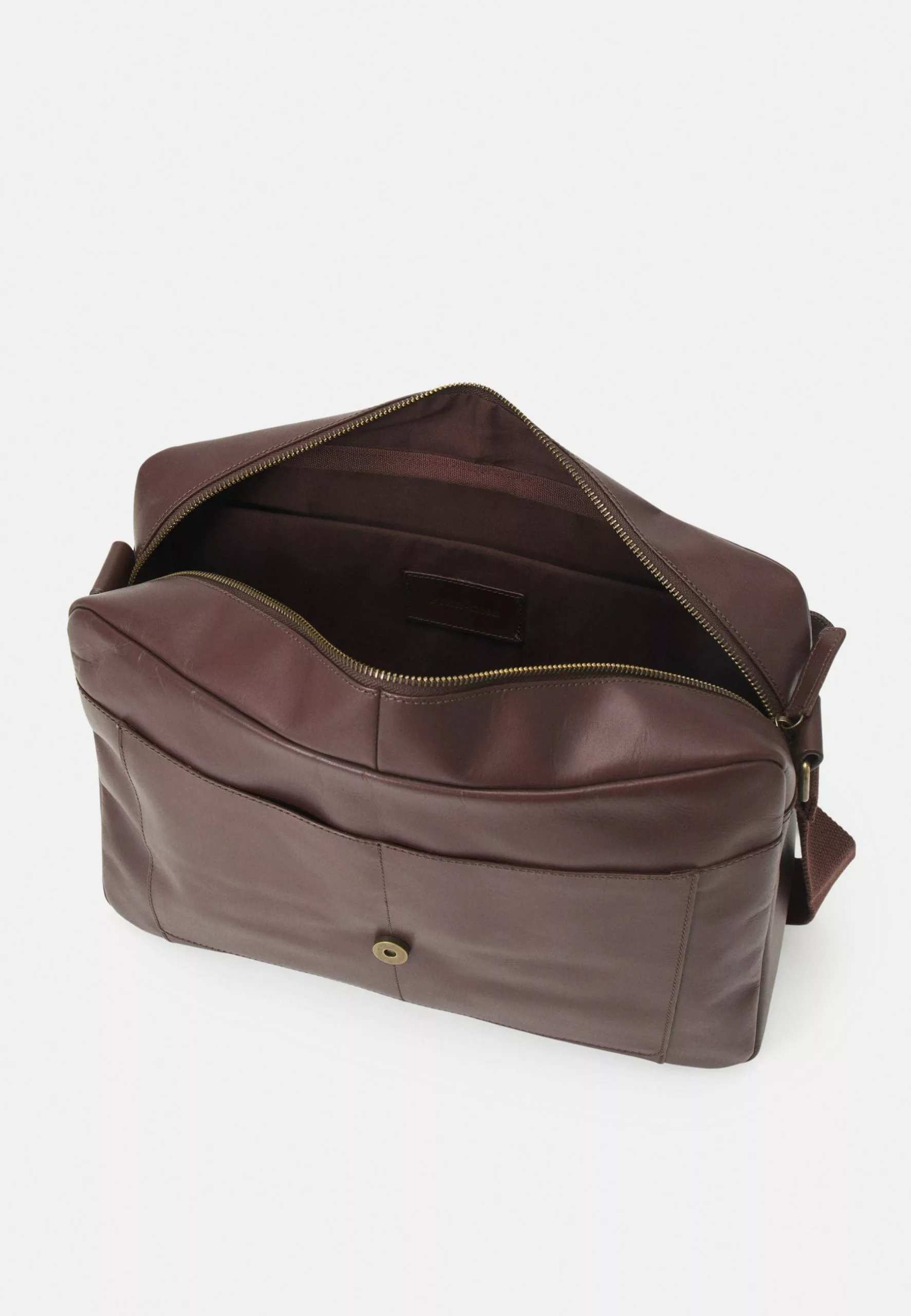 Pier One Leather Unisex - Laptop Bag - Brown 3 Pier One Leather Unisex - Laptop Bag - Brown - Image 3