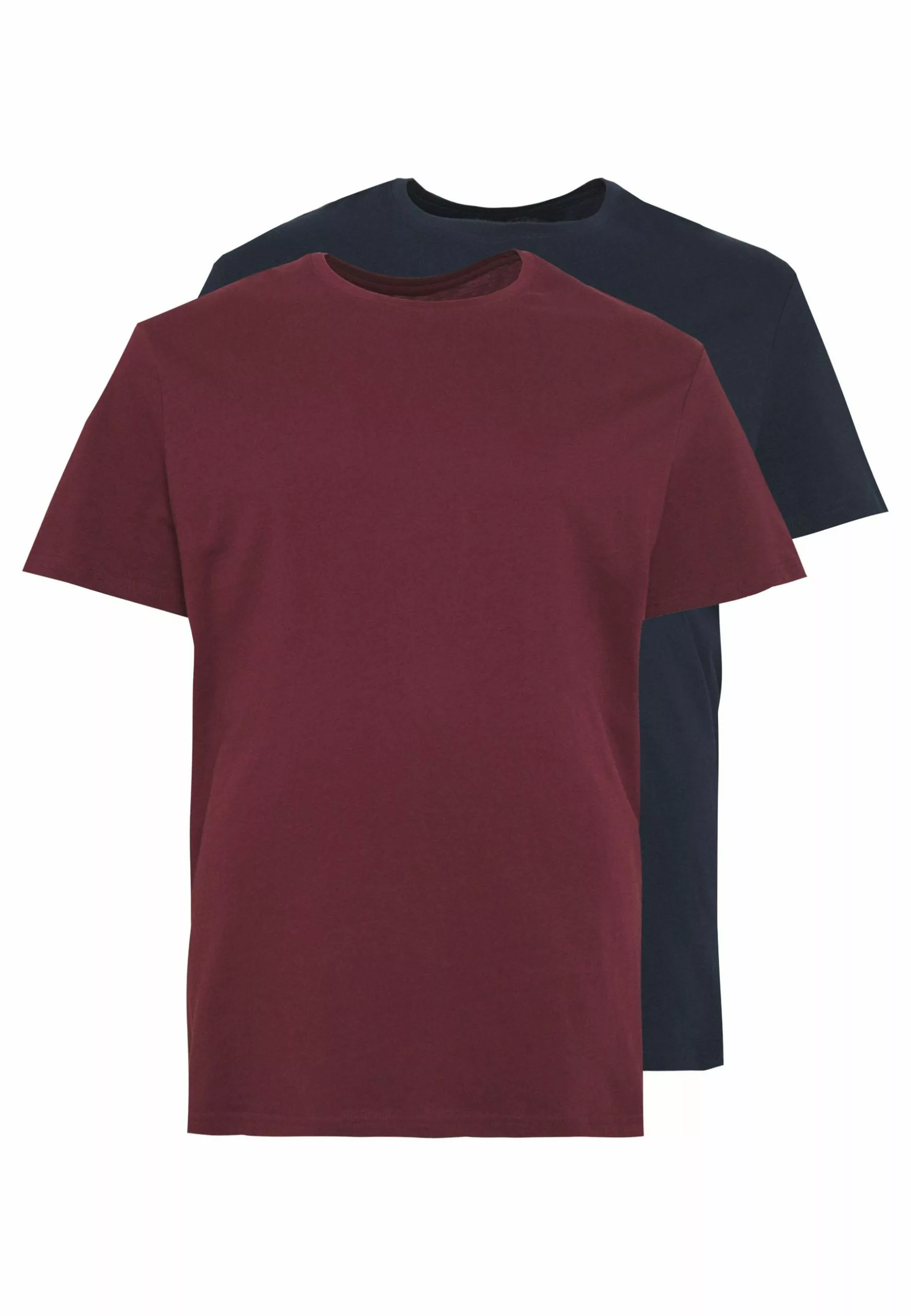 Pier One 2 Pack - Basic T-Shirt - Dark Blue/Bordeaux 5 Pier One 2 Pack - Basic T-Shirt - Dark Blue/Bordeaux - Image 5