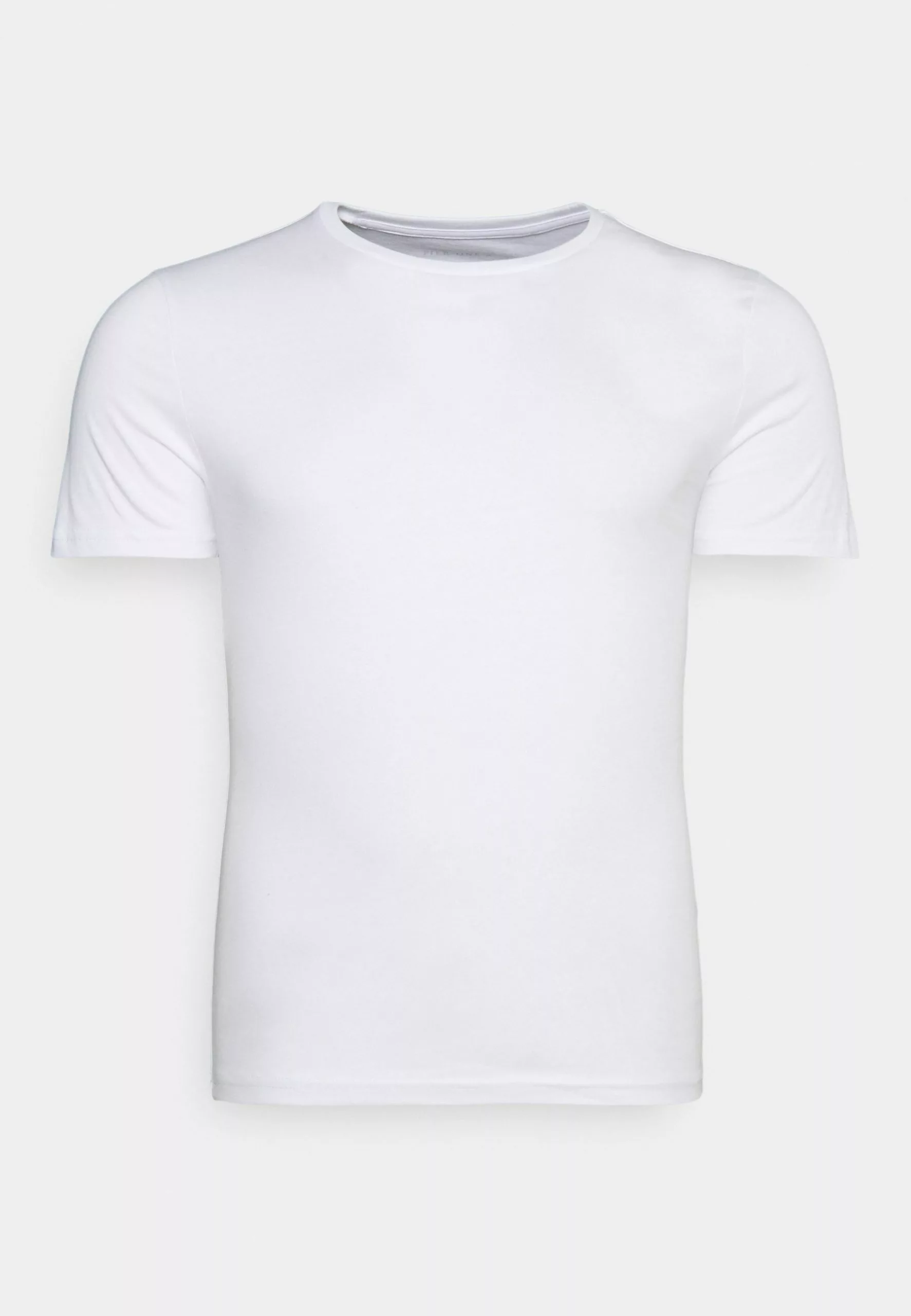 Pier One 5 Pack - Basic T-Shirt - White/Beige/Black 2 Pier One 5 Pack - Basic T-Shirt - White/Beige/Black - Image 2