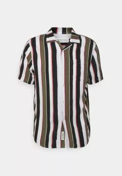 Pier One Shirt - Khaki/Dark Blue