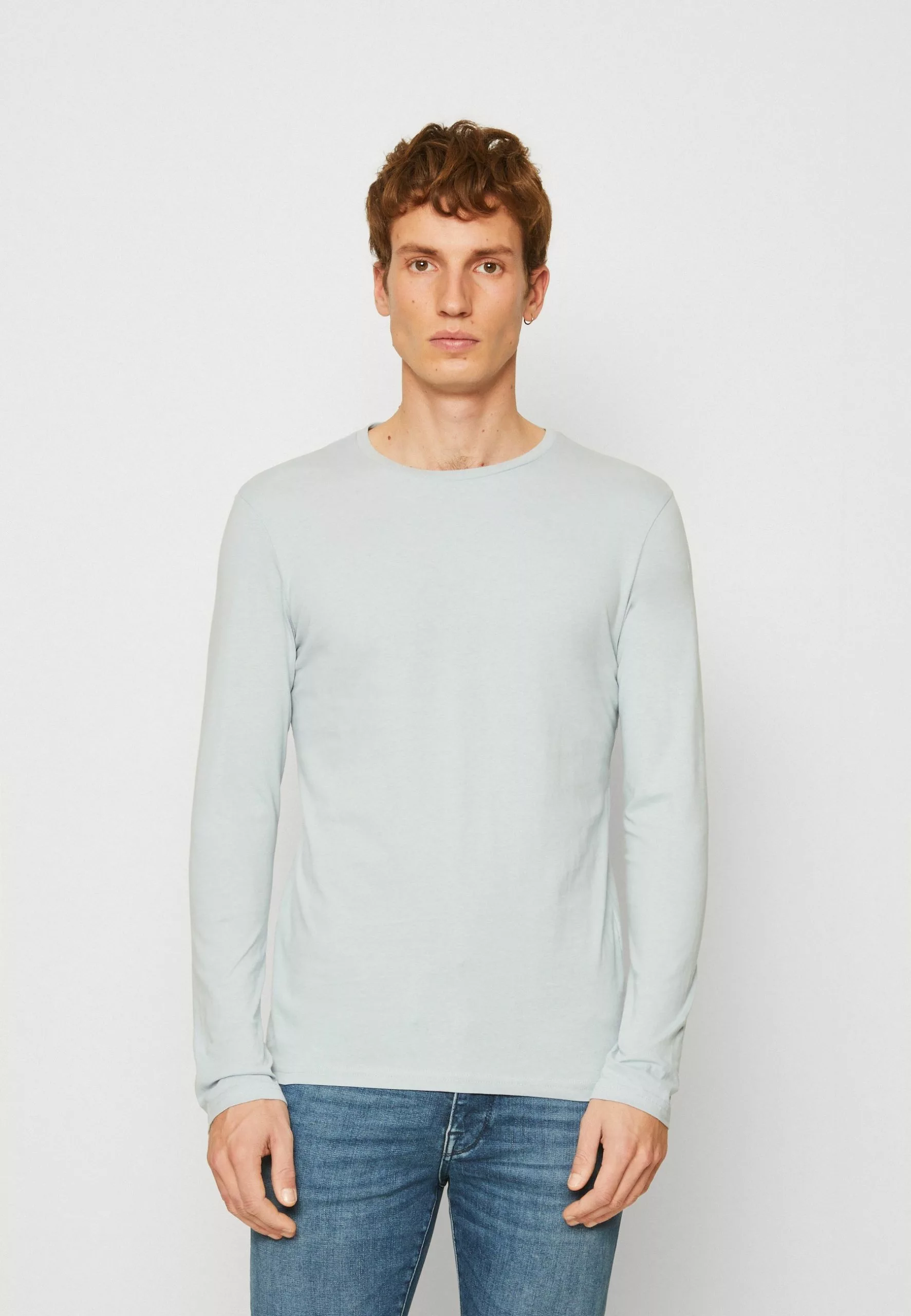 Pier One 2 Pack - Long Sleeved Top - Light Blue/Dark Blue 2 Pier One 2 Pack - Long Sleeved Top - Light Blue/Dark Blue - Image 2