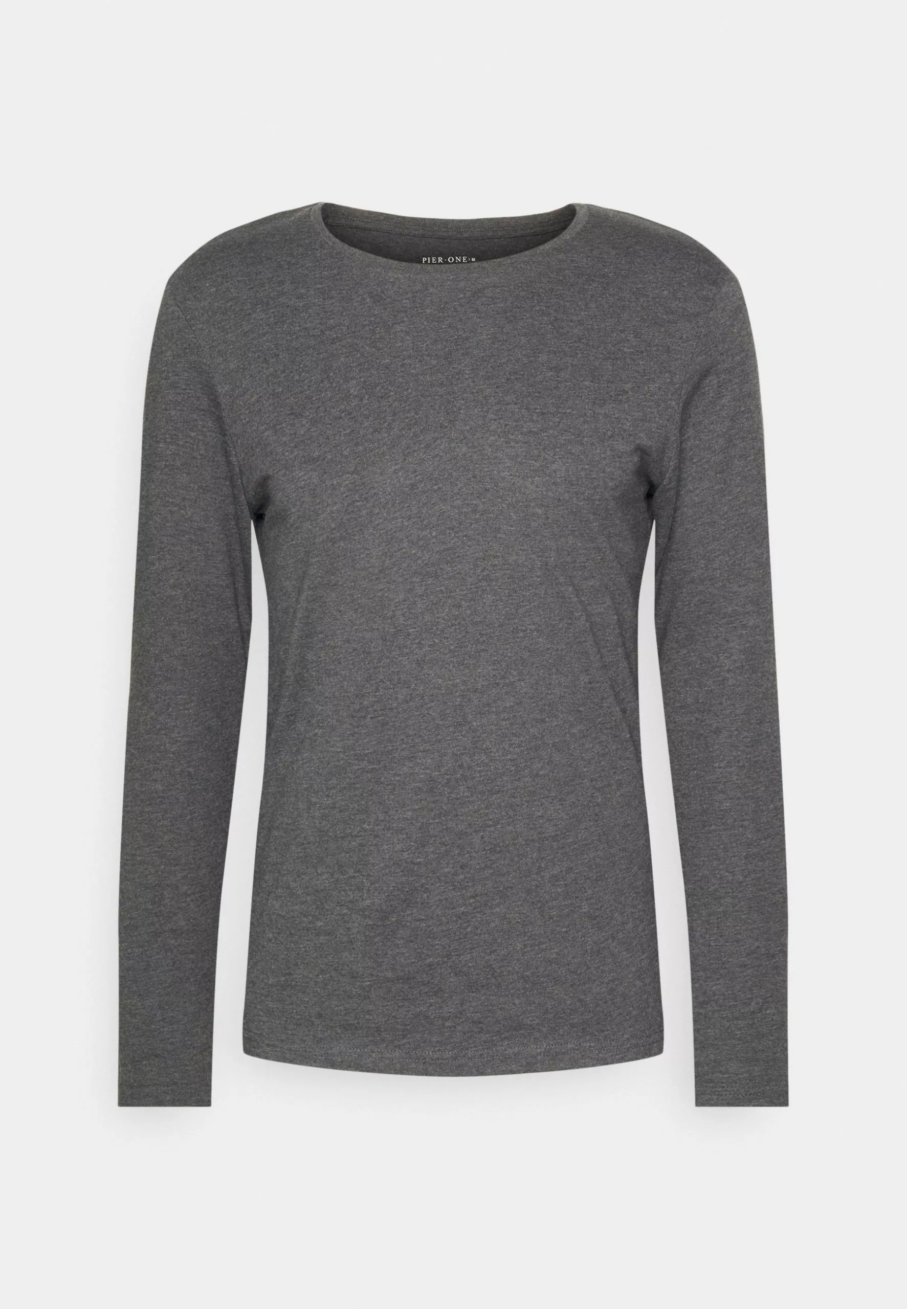 Pier One 2 Pack - Long Sleeved Top - Black/Mottled Dark Grey 7 Pier One 2 Pack - Long Sleeved Top - Black/Mottled Dark Grey - Image 7