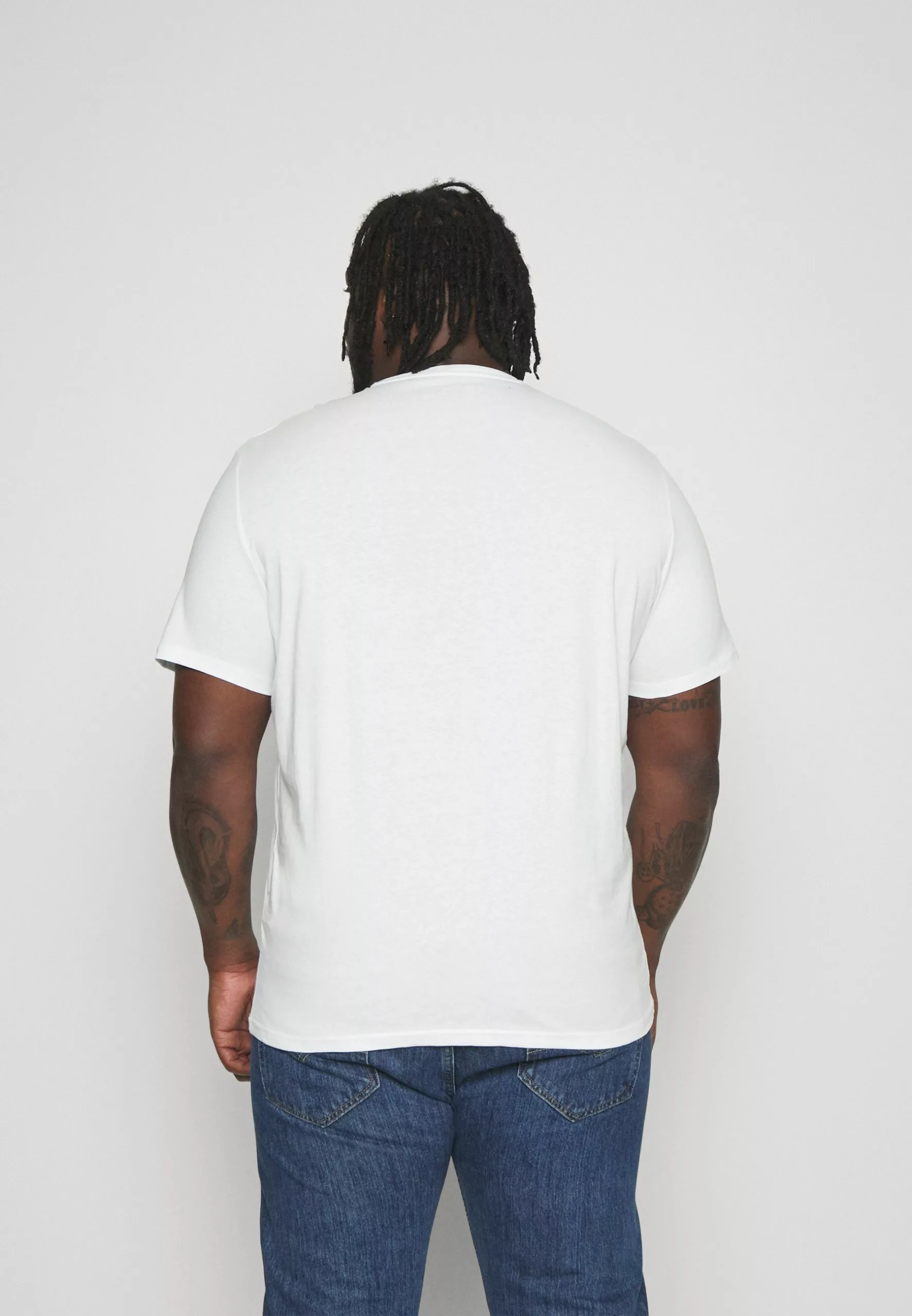 Pier One 2 Pack - Basic T-Shirt - Dark Blue/White 4 Pier One 2 Pack - Basic T-Shirt - Dark Blue/White - Image 4