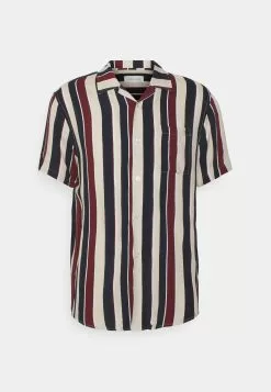 Pier One Shirt - Red/Dark Blue